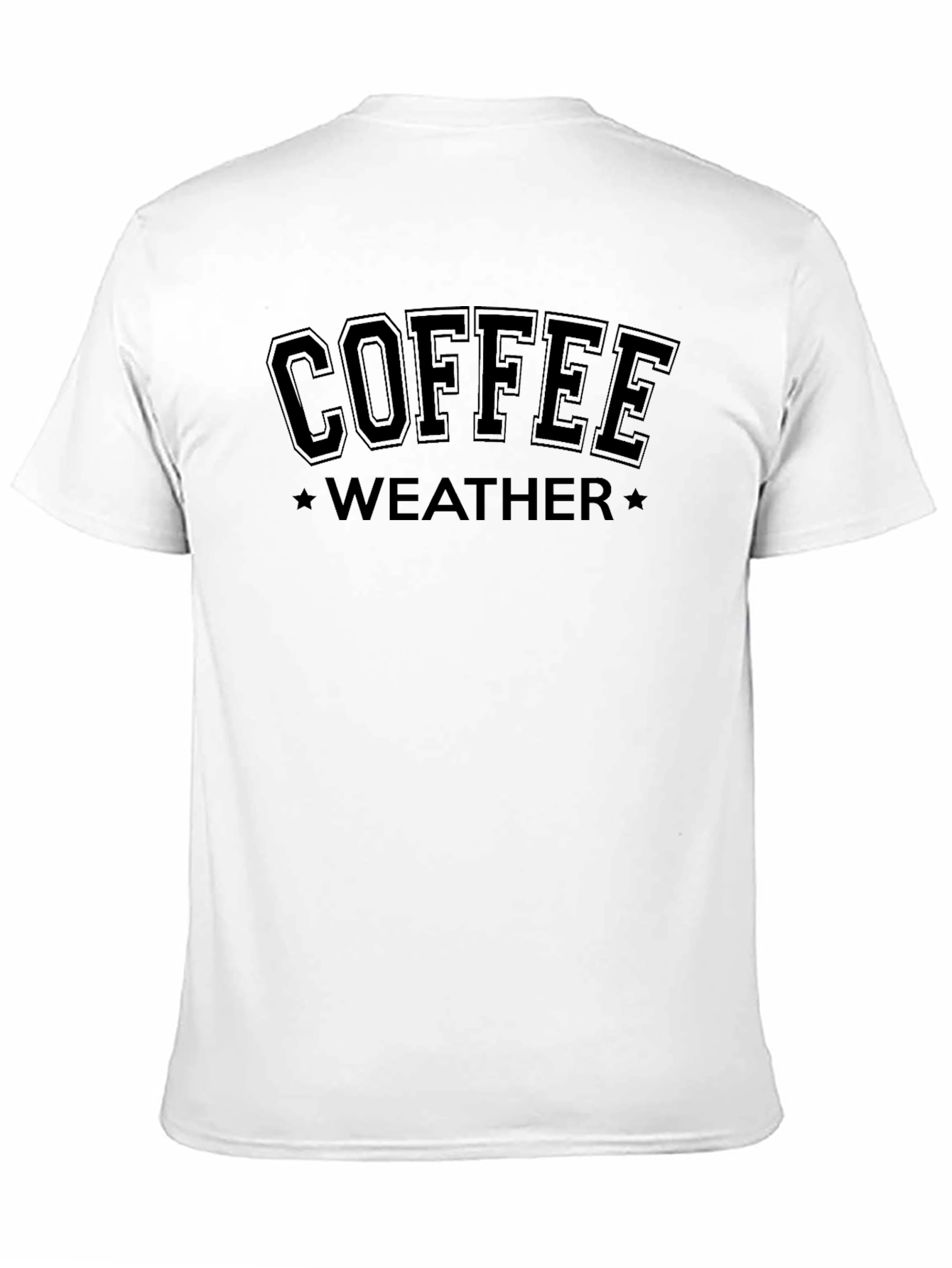 Black Coffee Weather Graphic Tee - Unisex Cotton T-Shirt view 11