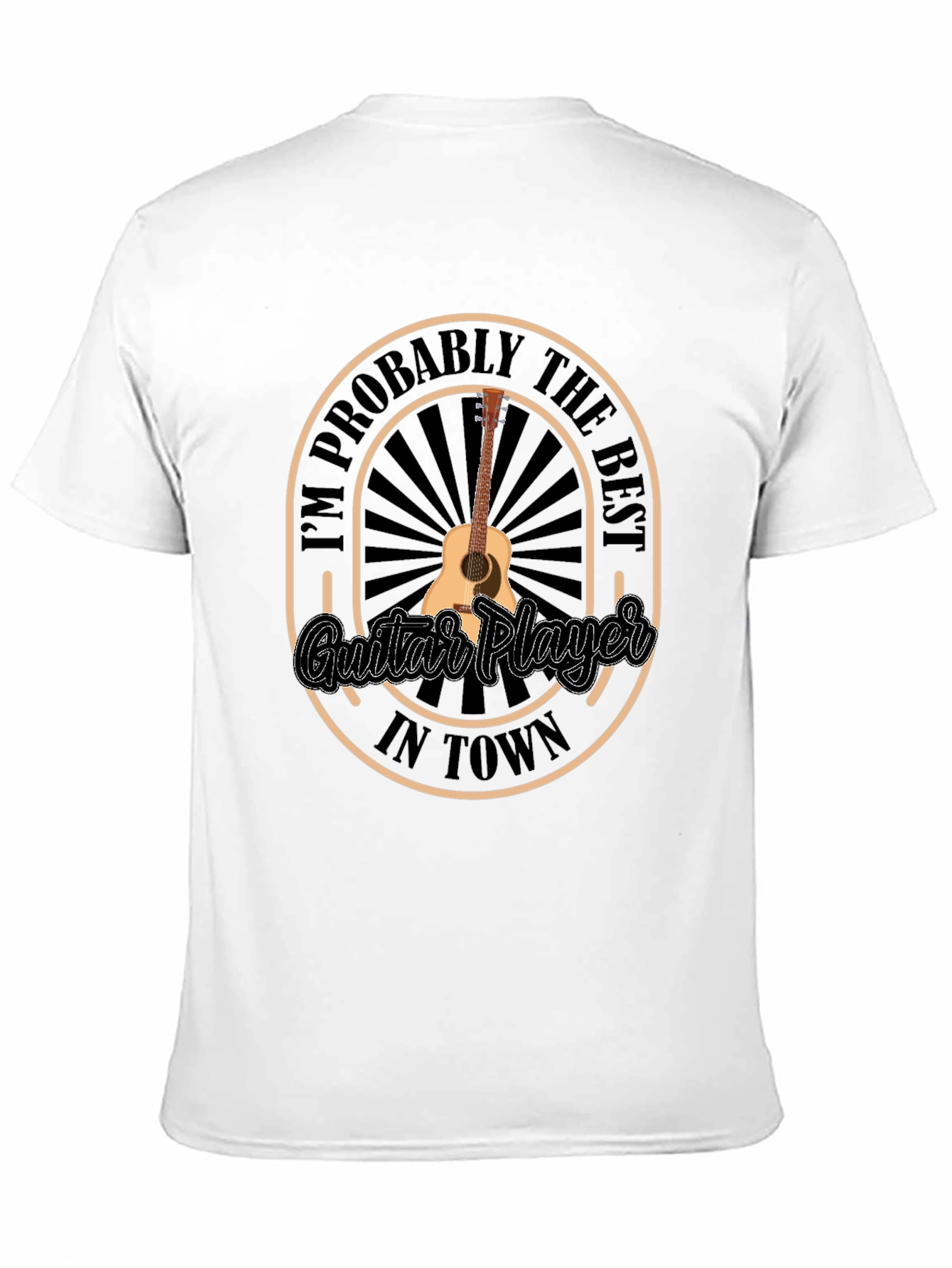 Black Best Guitar Player T-Shirt view 11