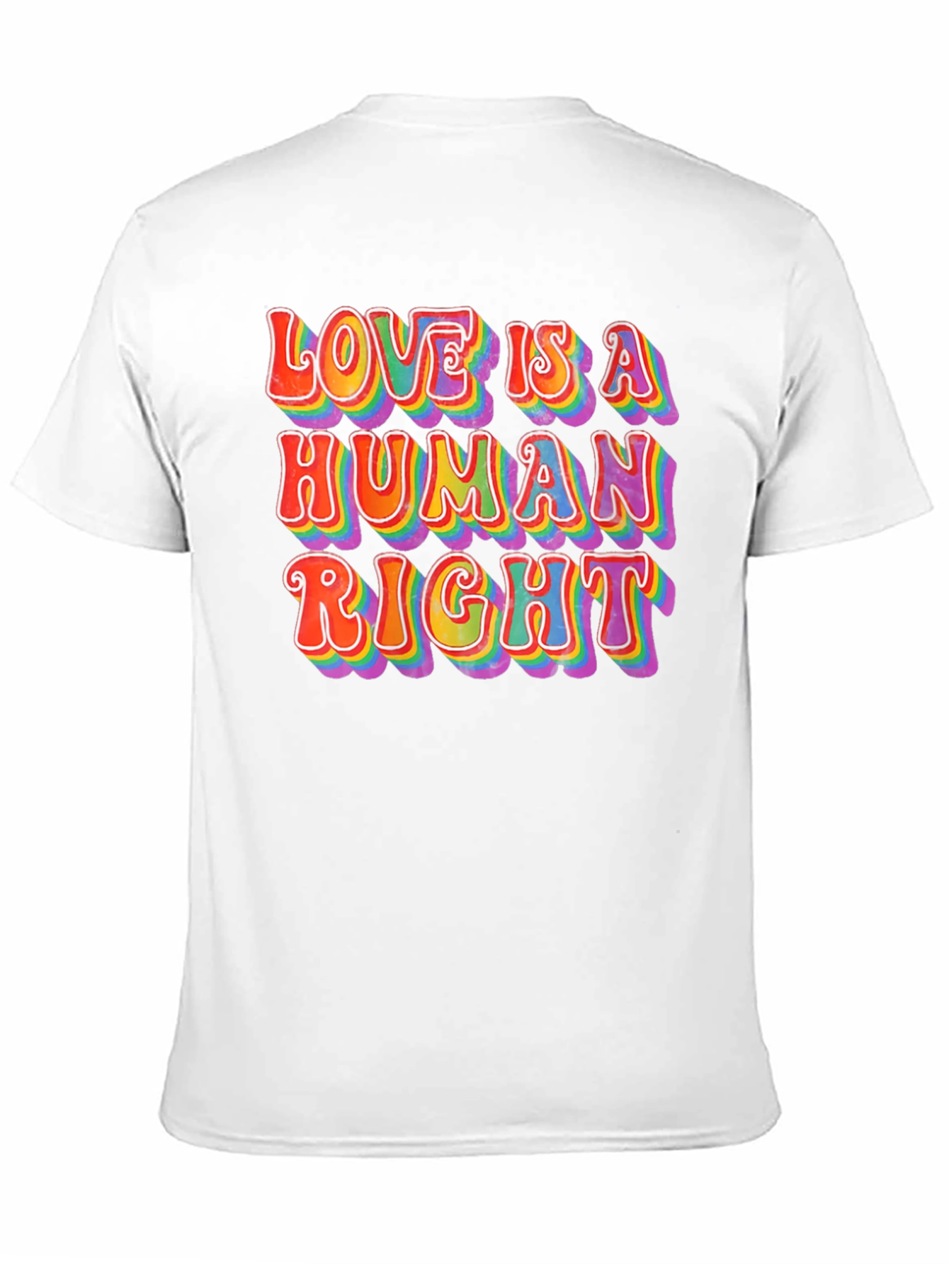 Black Love is a Human Right T-Shirt - Retro LGBT Pride Tee view 11