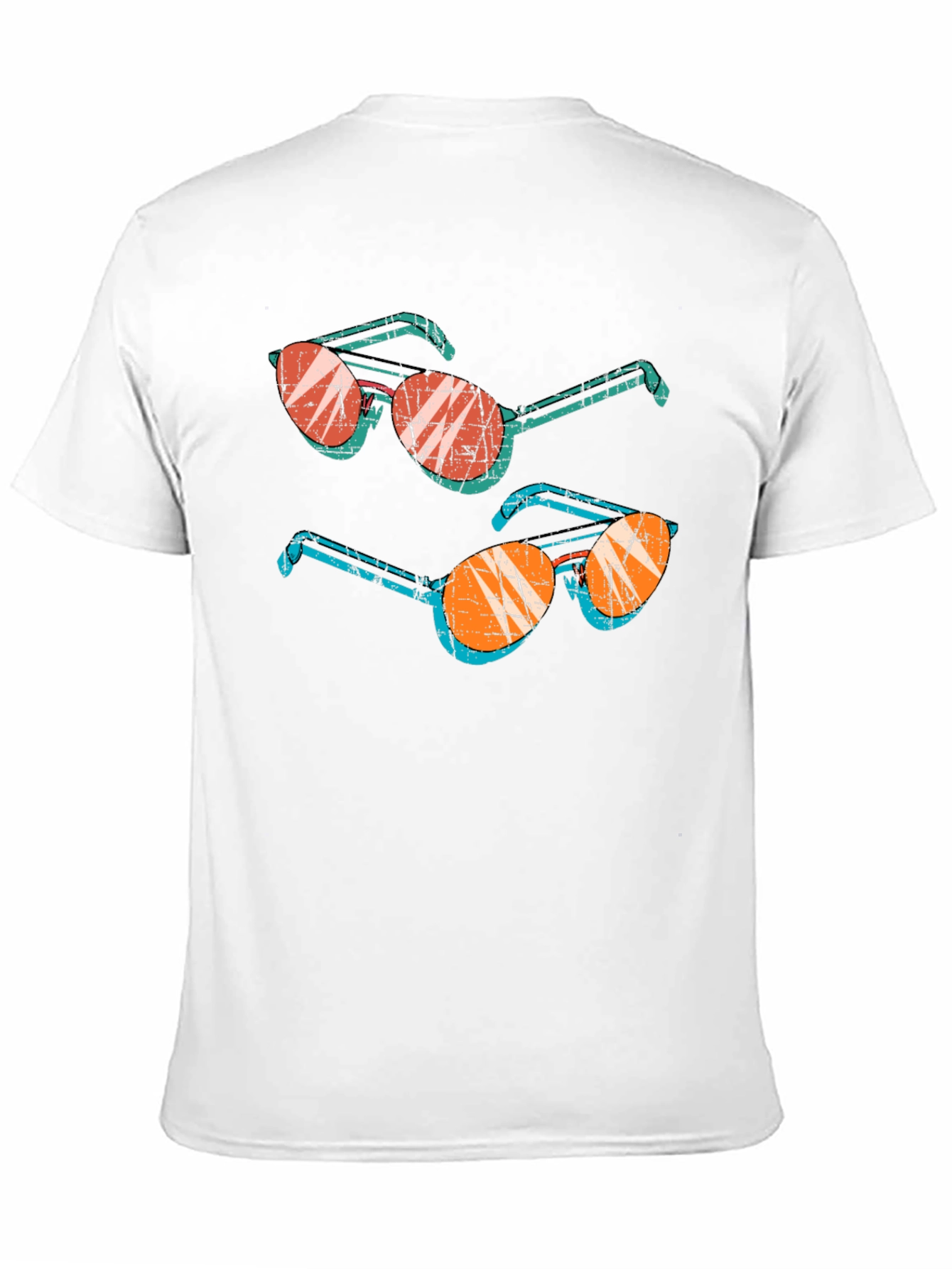 Black Retro Sunglasses Graphic Tee - Cool & Unique view 11