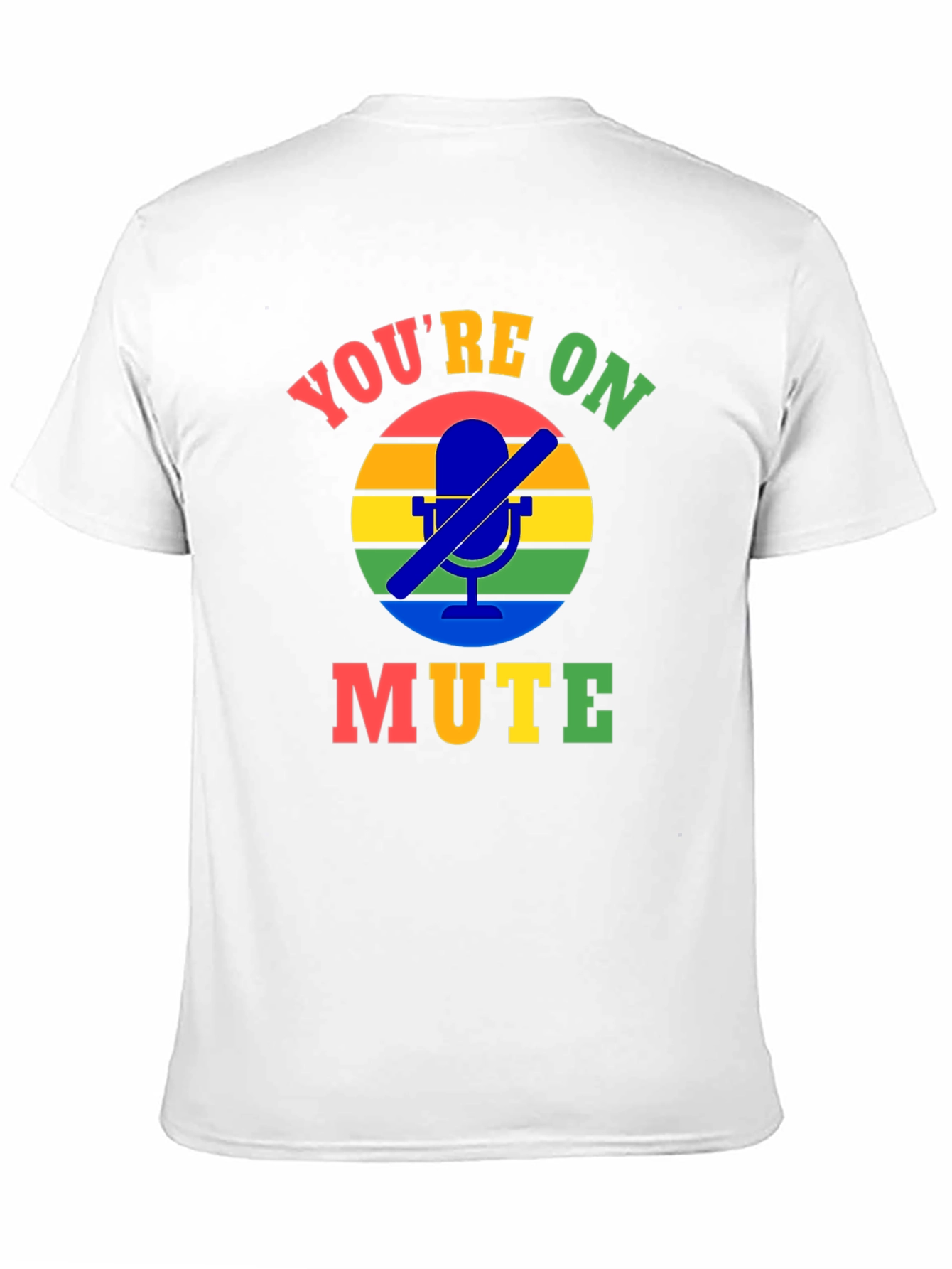 Black You're On Mute T-Shirt - Funny Zoom Call Shirt view 11
