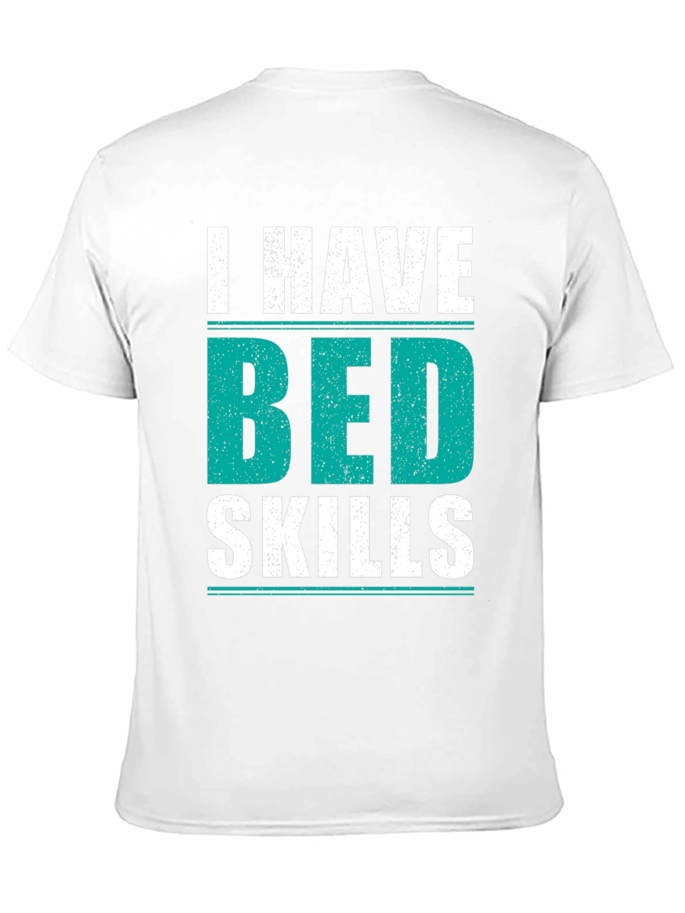 Black I Have Bed Skills Graphic T-Shirt view 11