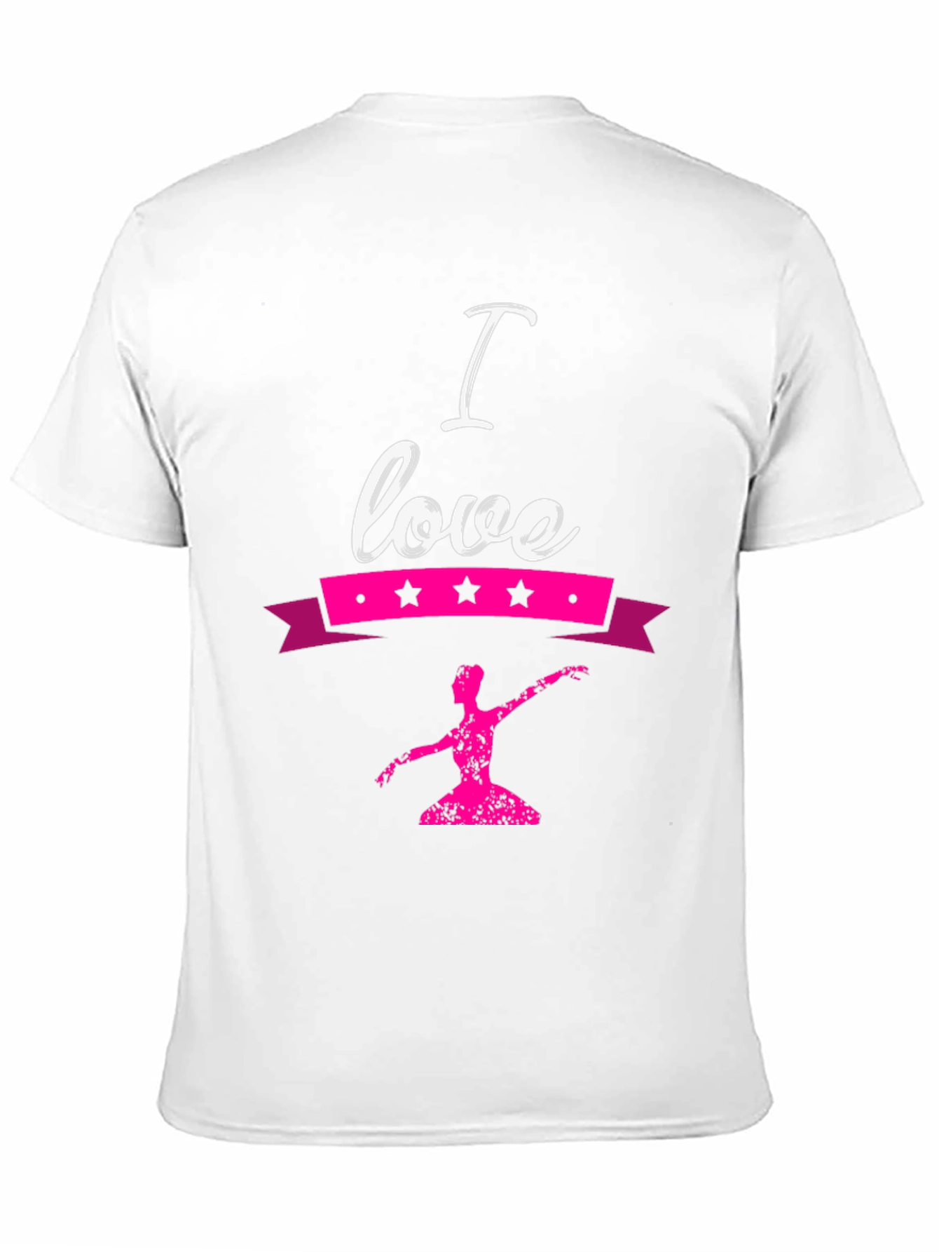 Black I Love Ballet Graphic T-Shirt view 11