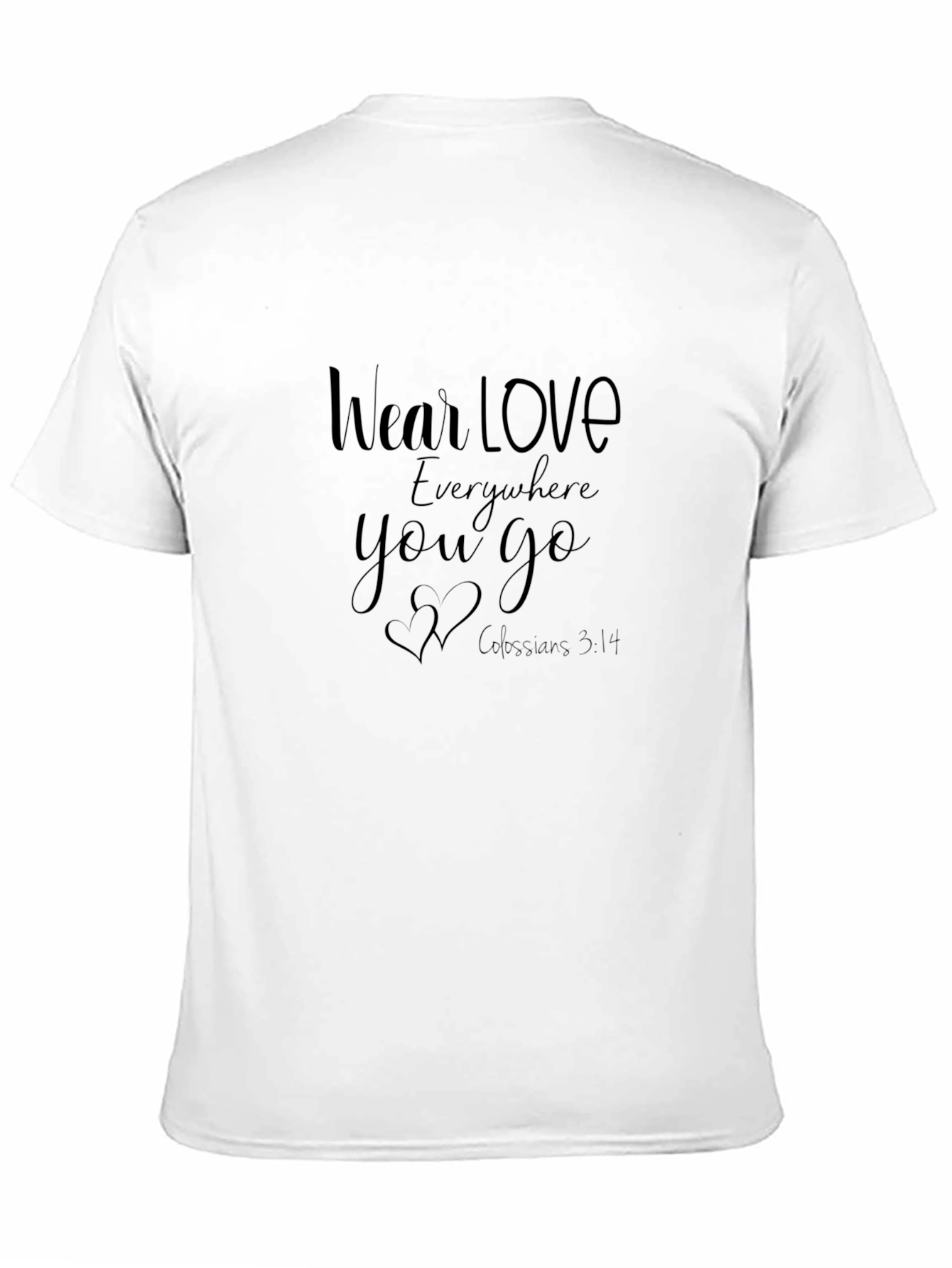 Black Wear Love Everywhere Black T-Shirt view 11