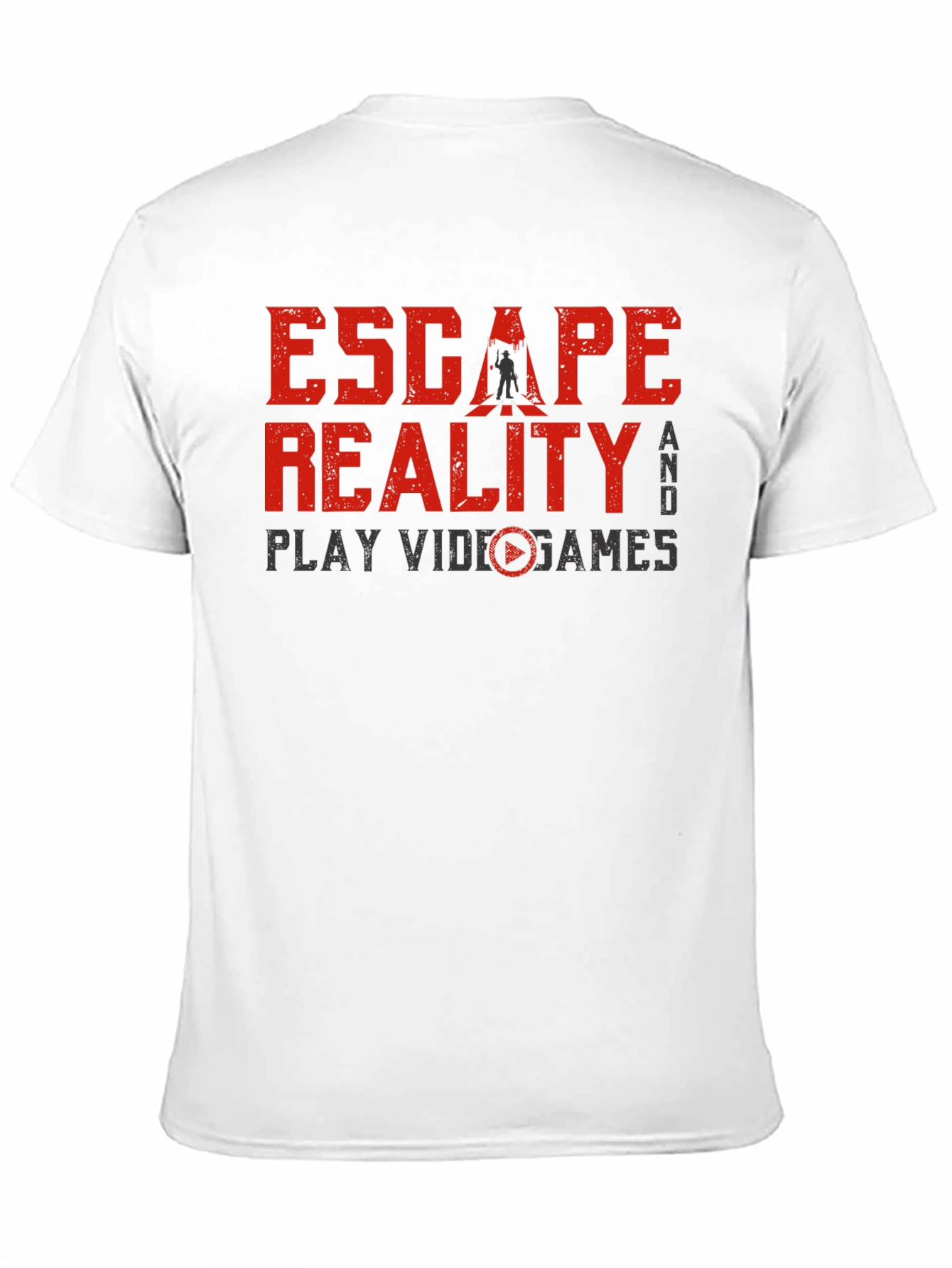 Black Escape Reality Video Game Black T-Shirt view 11