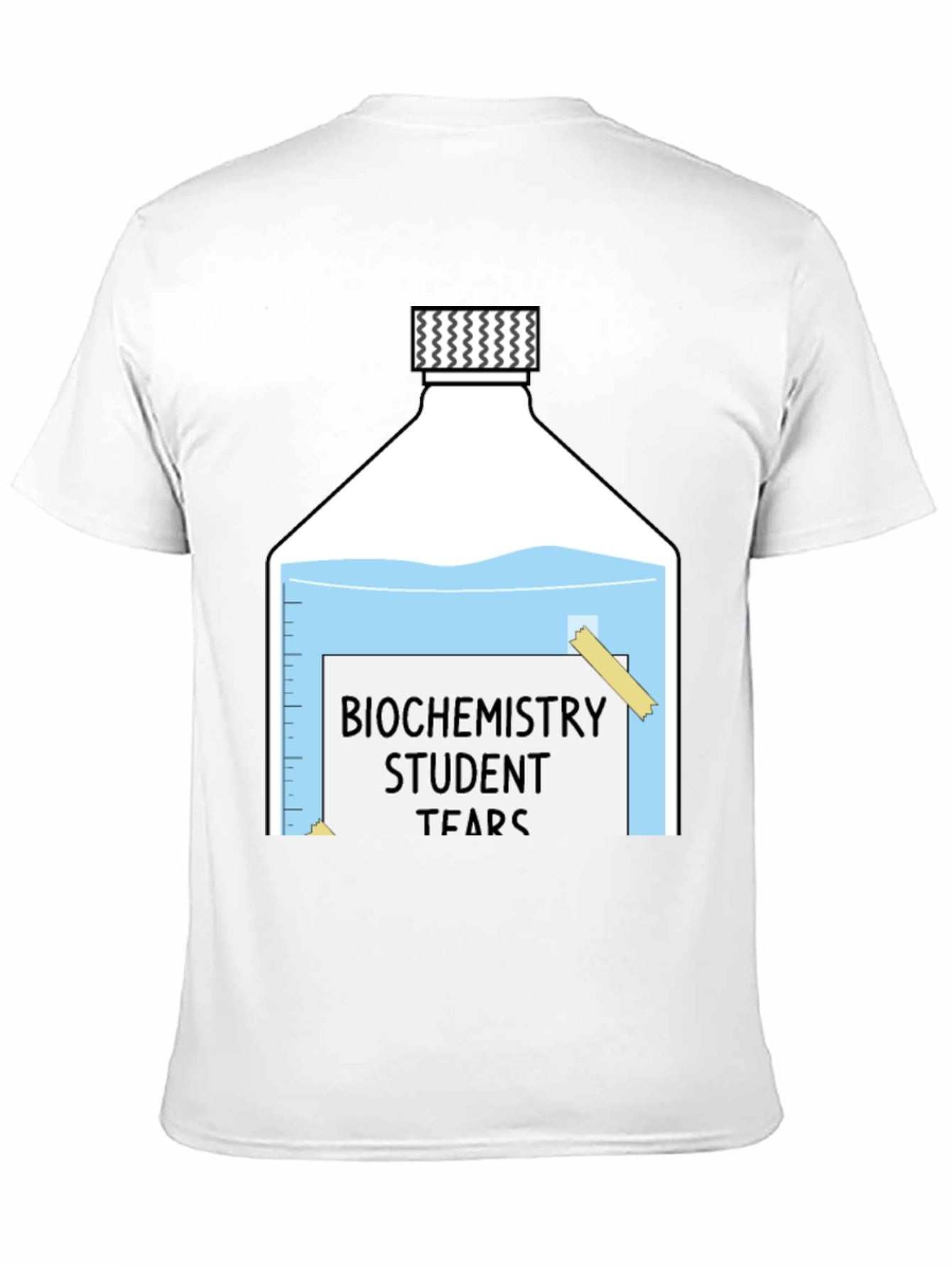Black Biochemistry Student Tears T-Shirt view 11