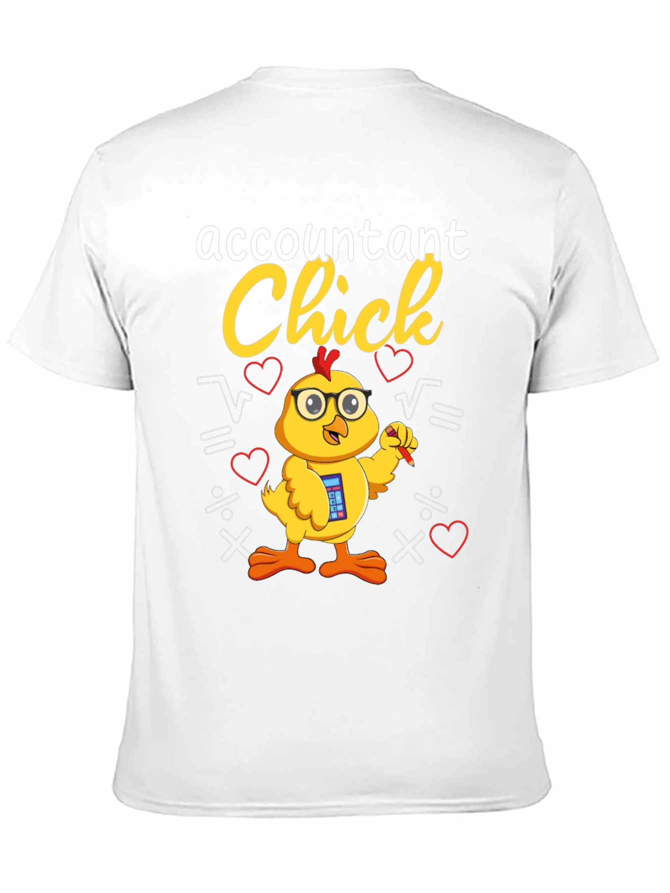 Black Accountant Chick T-Shirt - Funny Accountant Gift view 11