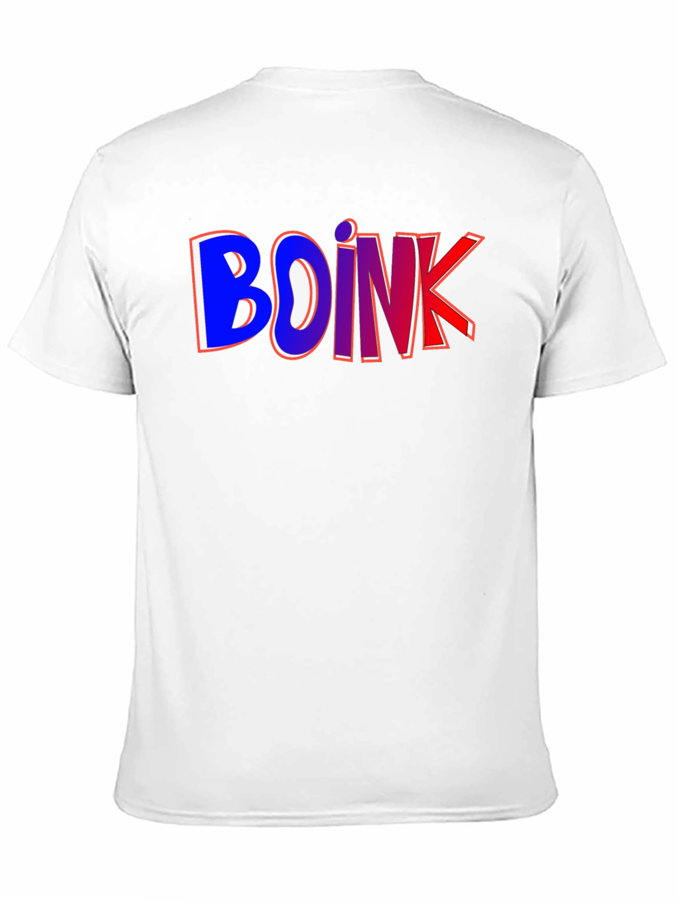 Black Boink Graphic T-Shirt - Crew Neck Cotton Tee view 11