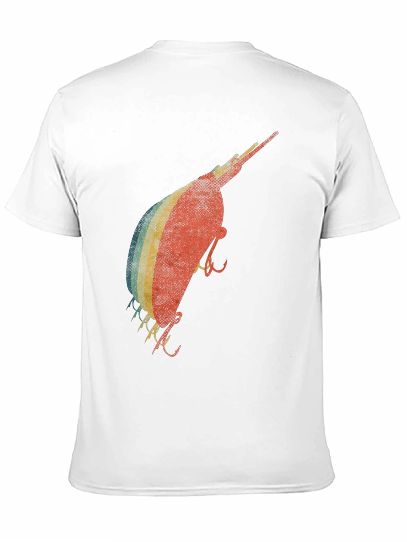 Black Vintage Fishing Lure Graphic Tee - Retro Angler T-Shirt view 11