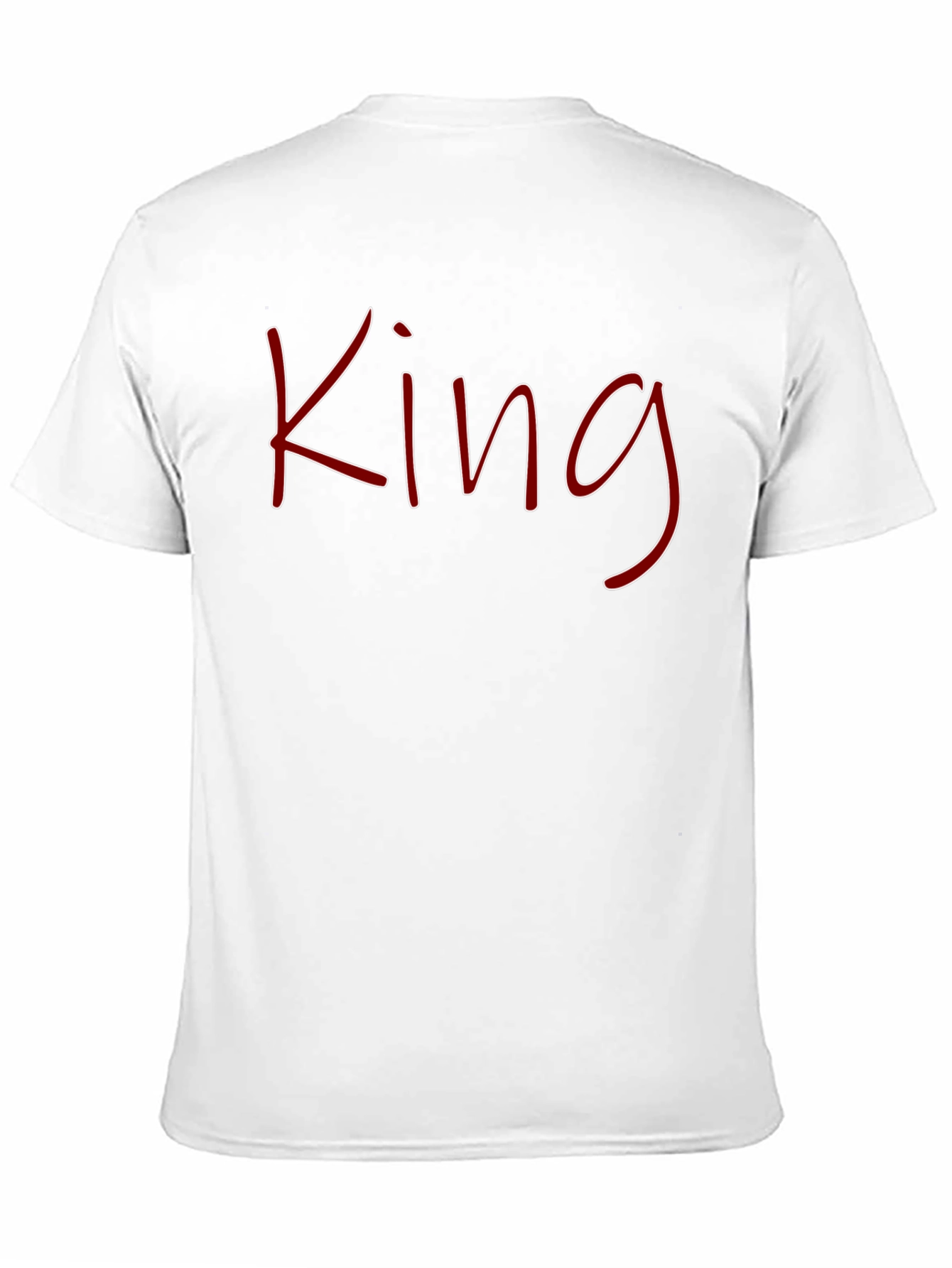 Black King Graphic Print T-Shirt - Black view 11