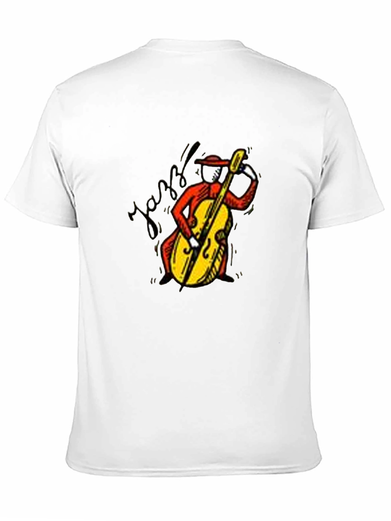Black Jazz Bassist Graphic Tee - Classic Style view 11