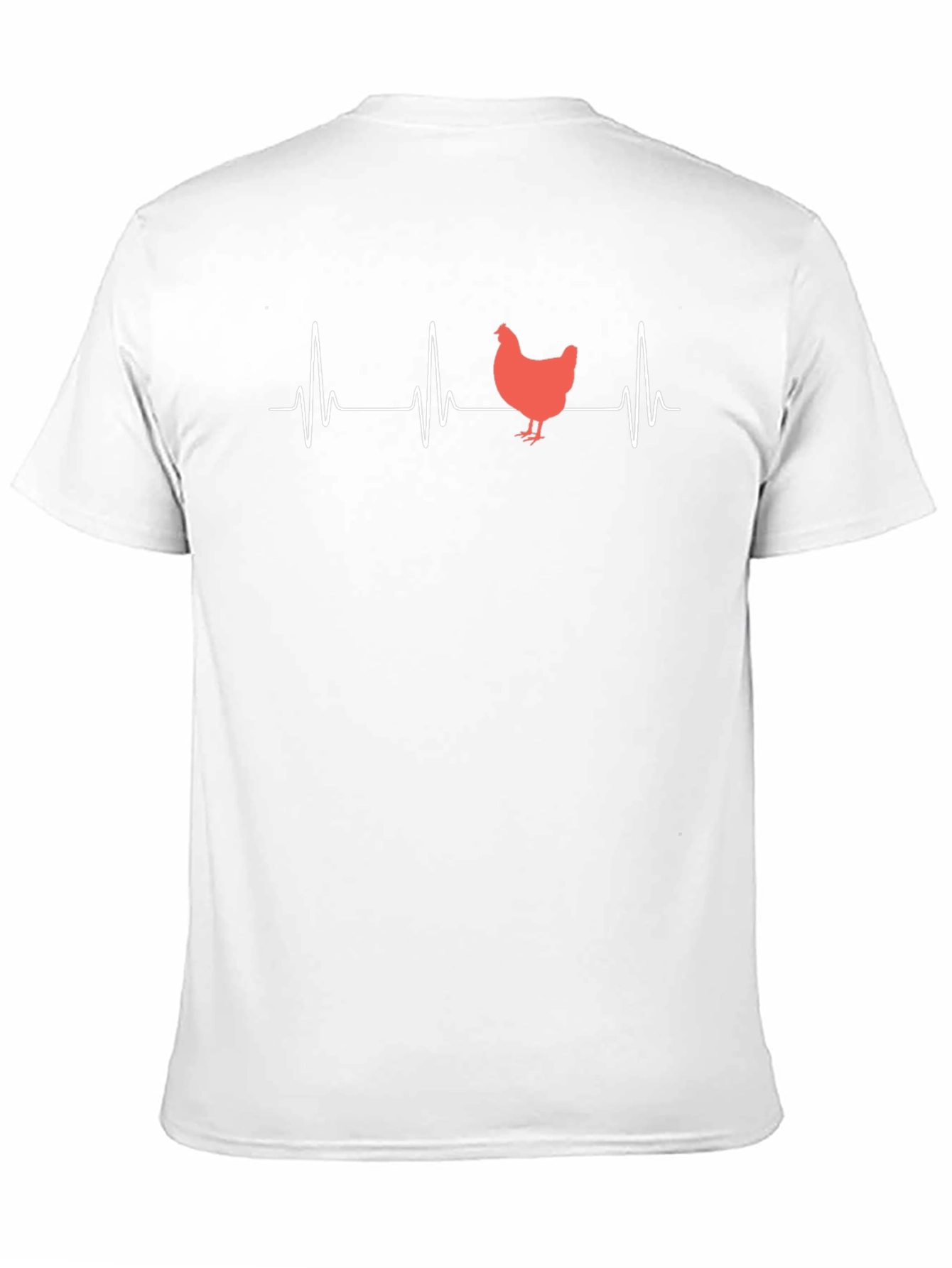 Black Chicken Heartbeat T-Shirt - Funny Animal Lover Tee view 11