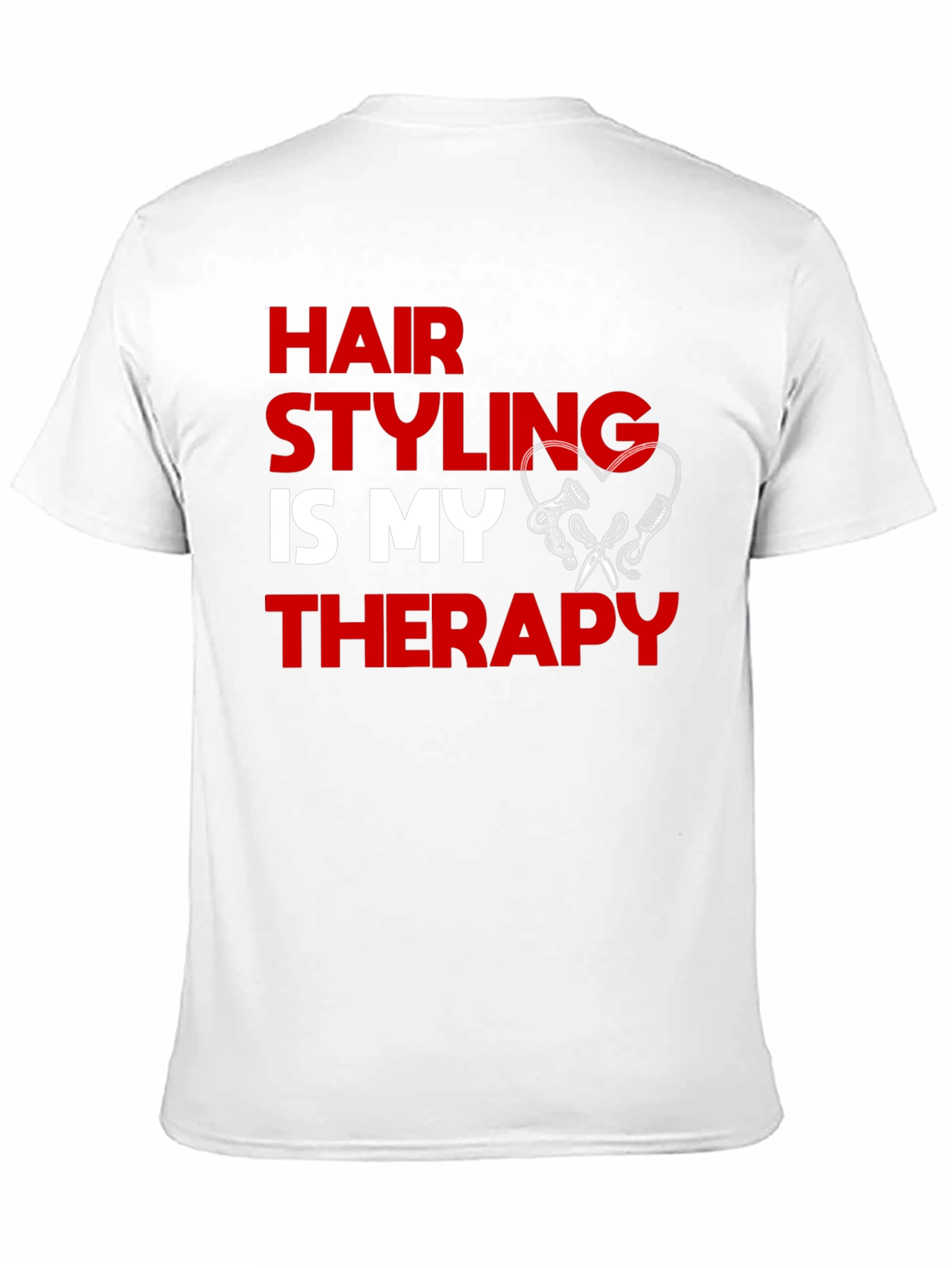Black Hair Styling Is My Therapy Graphic Tee view 11
