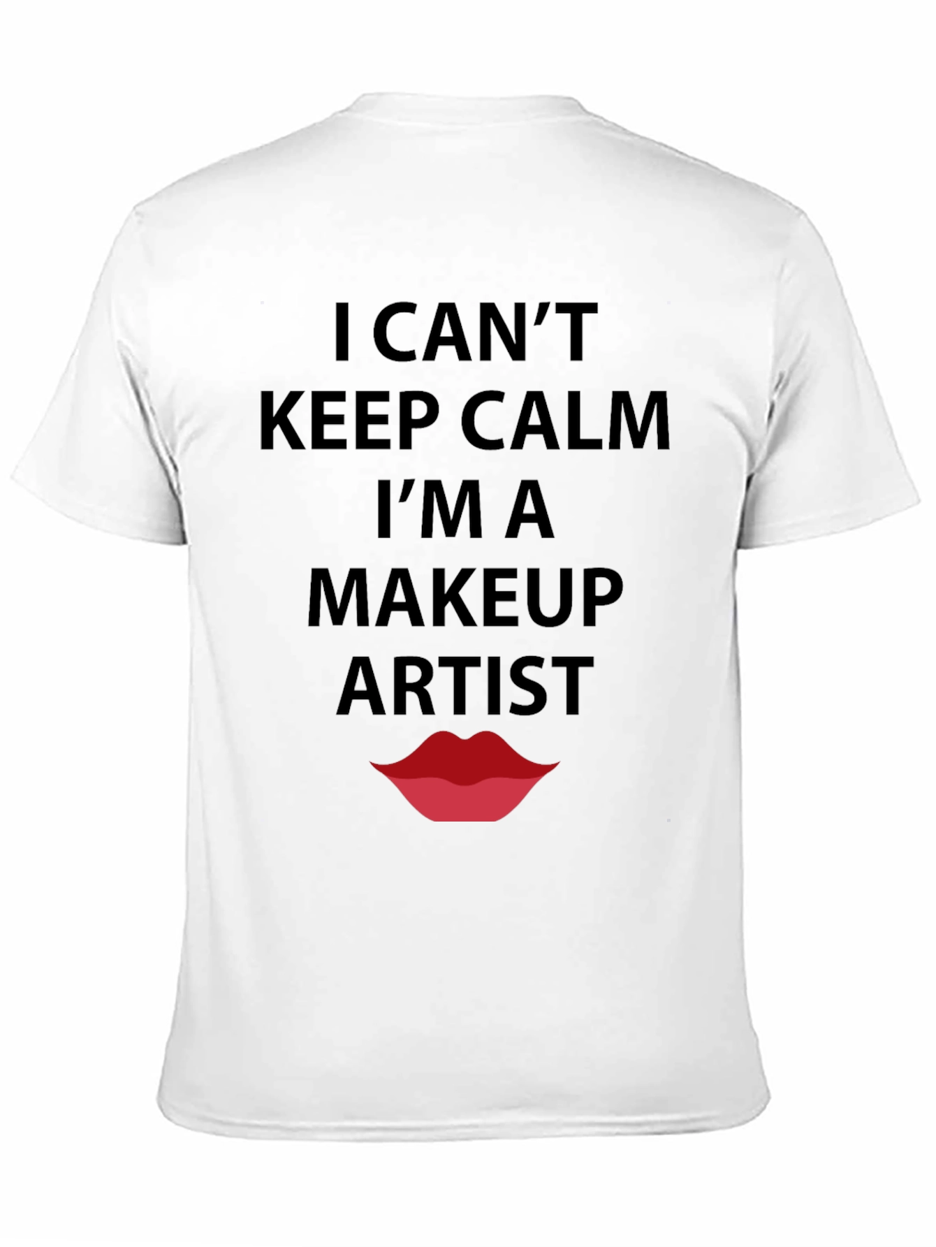 Black Makeup Artist T-Shirt - Keep Calm Funny Tee view 11