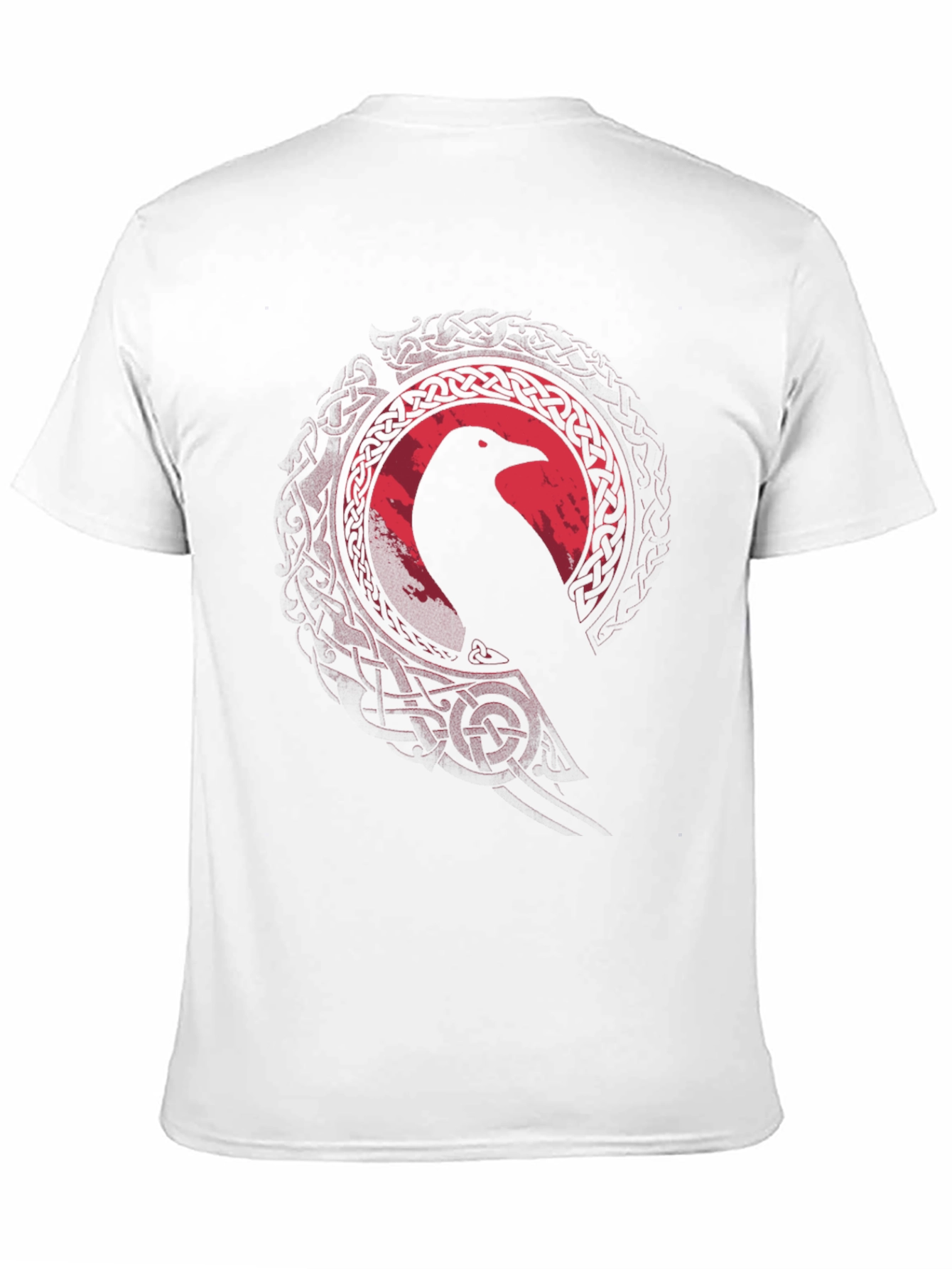 Black Raven Celtic Knot T-Shirt - Men's Black Tee view 11