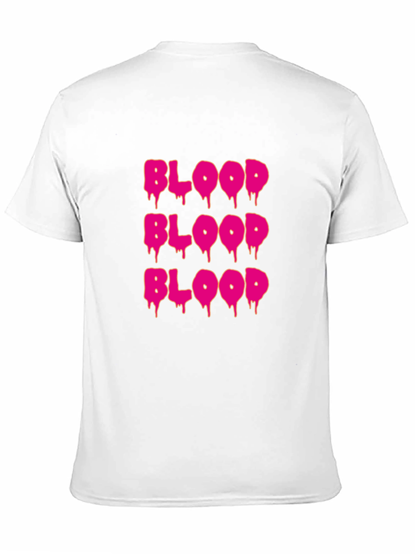 Black Blood Drip Graphic Tee - Statement T-Shirt view 11