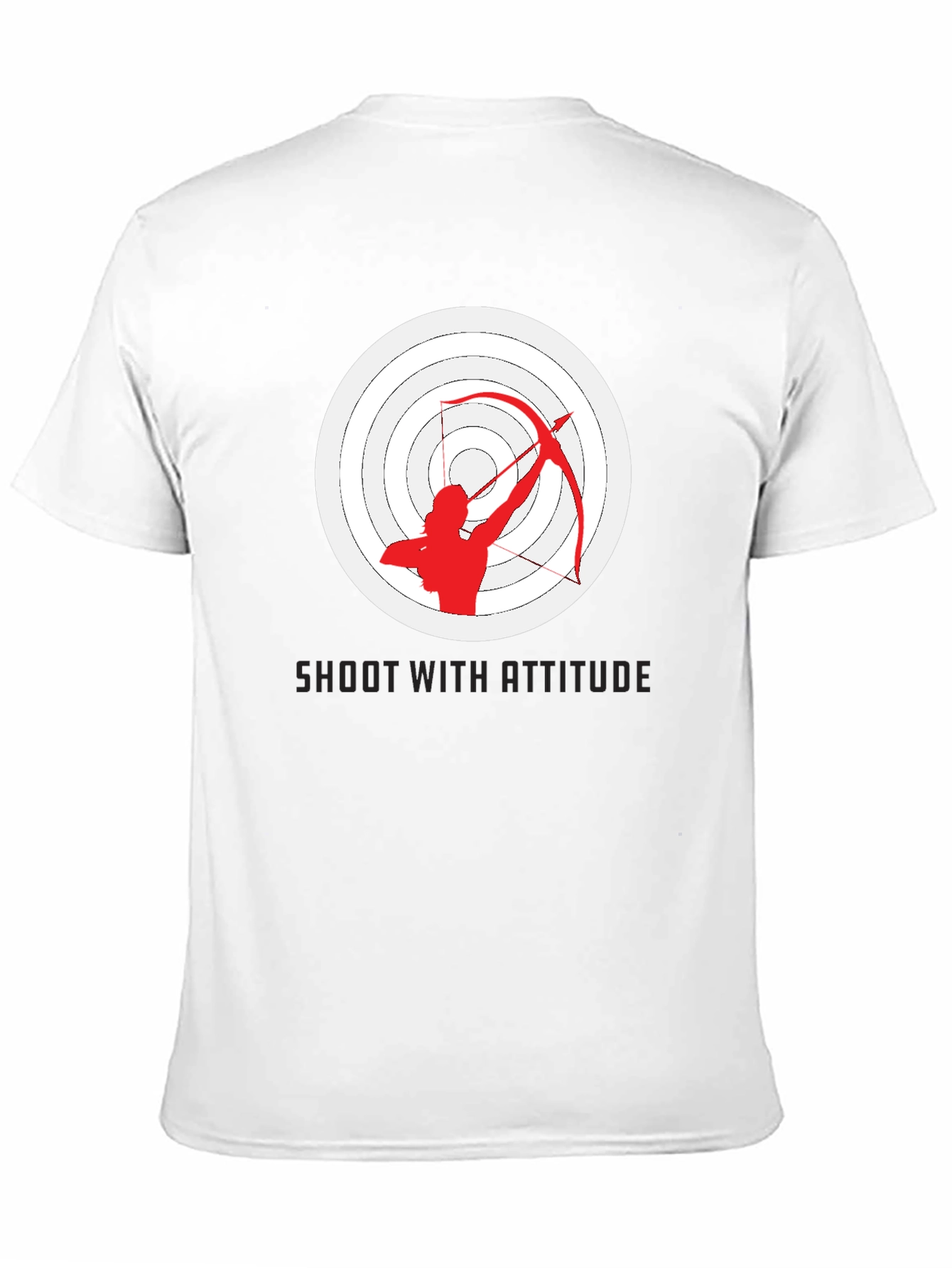 Black Archer Target Graphic Tee - Shoot With Attitude view 11