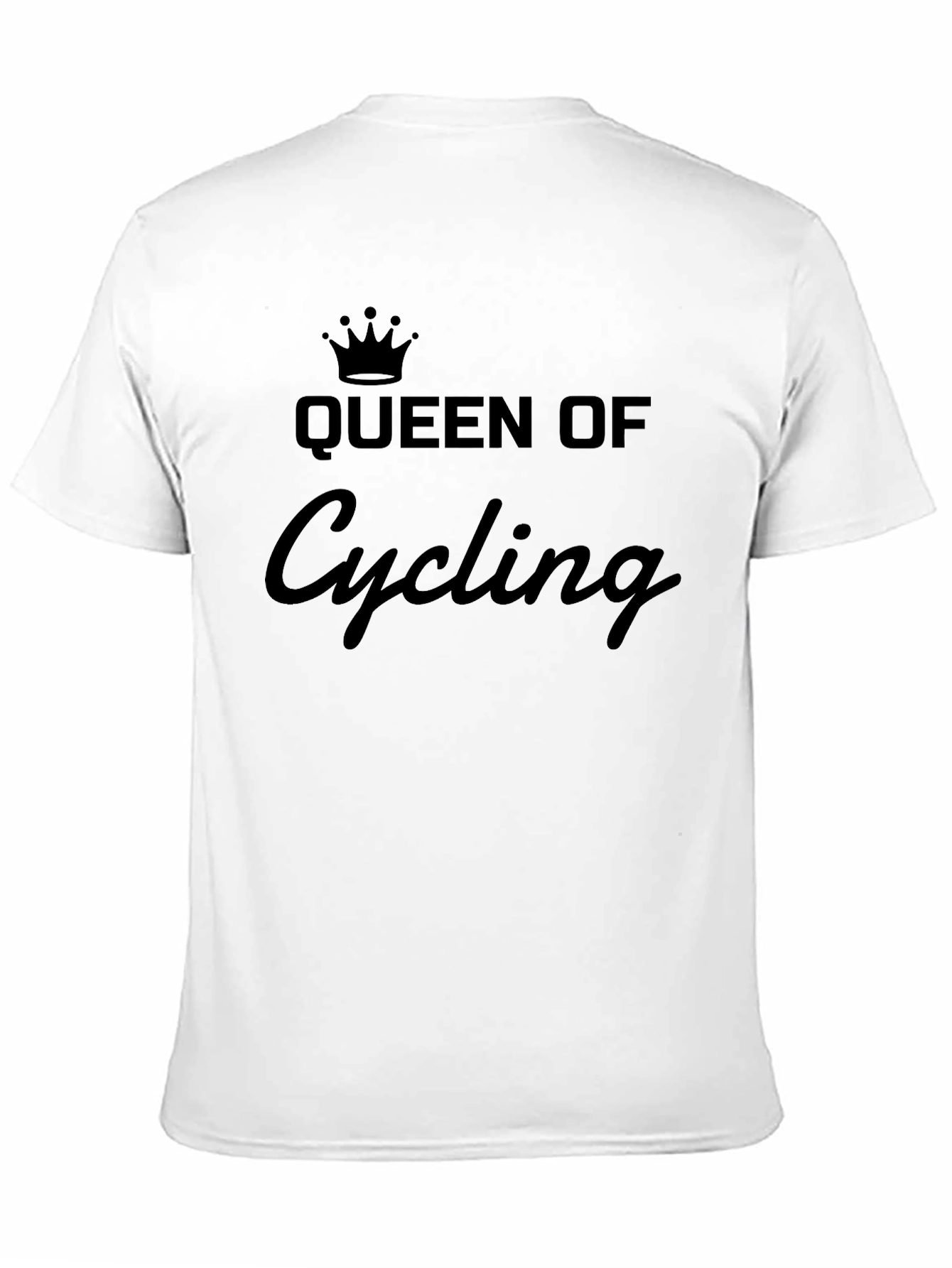 Black Queen of Cycling T-Shirt - Black view 11