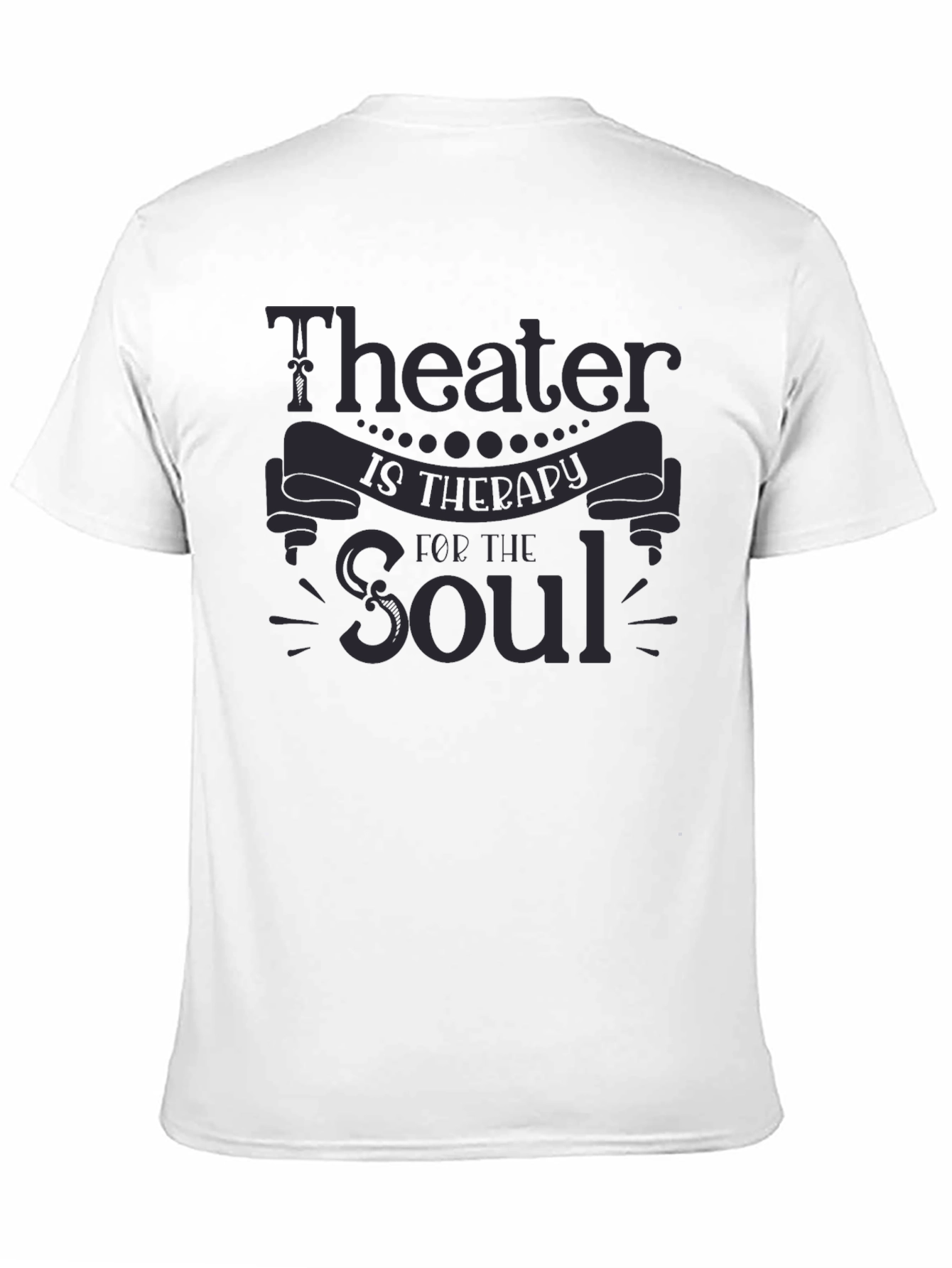 Black Theater is Therapy T-Shirt view 11