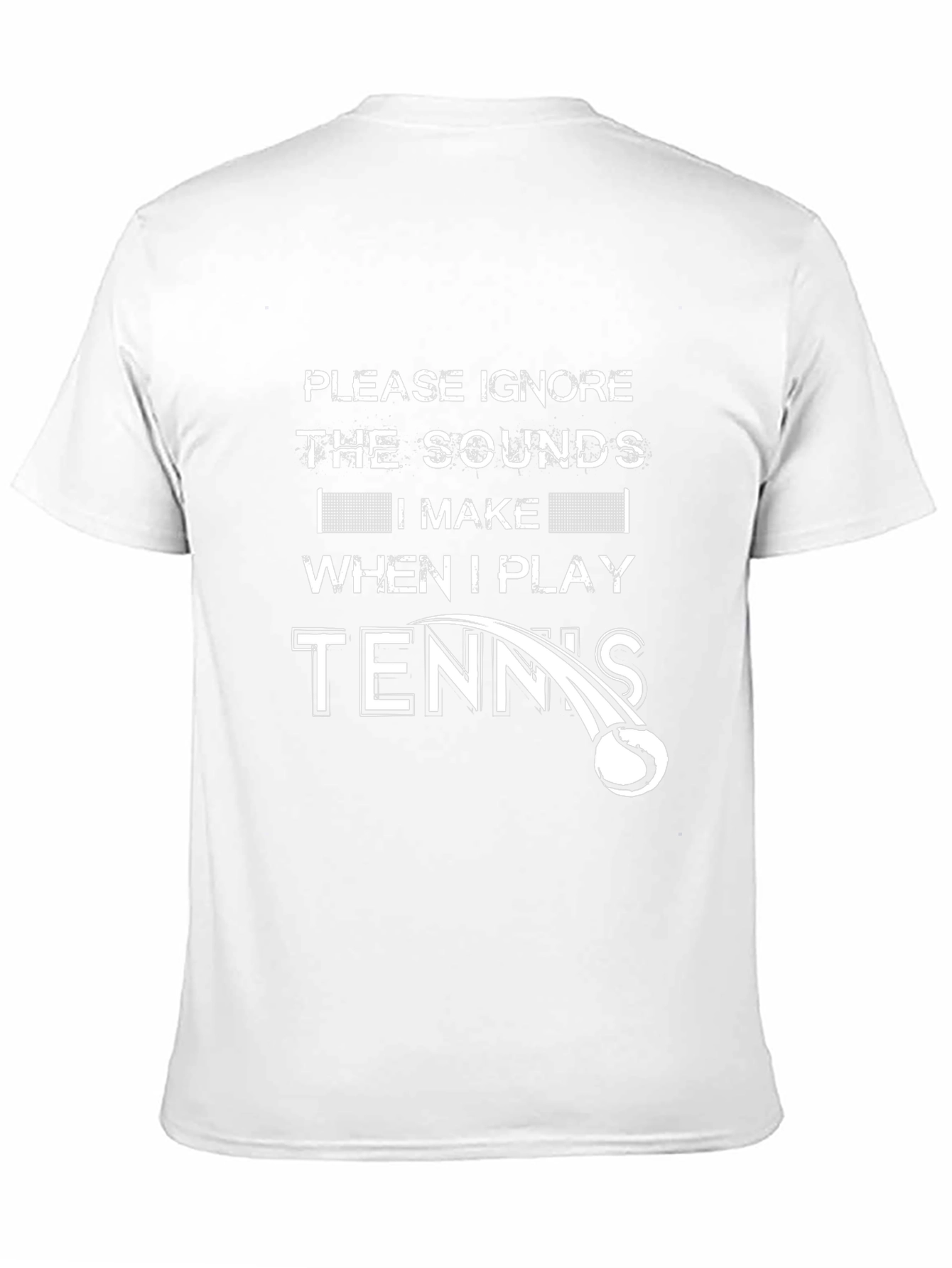 Black Funny Tennis Player T-Shirt view 11