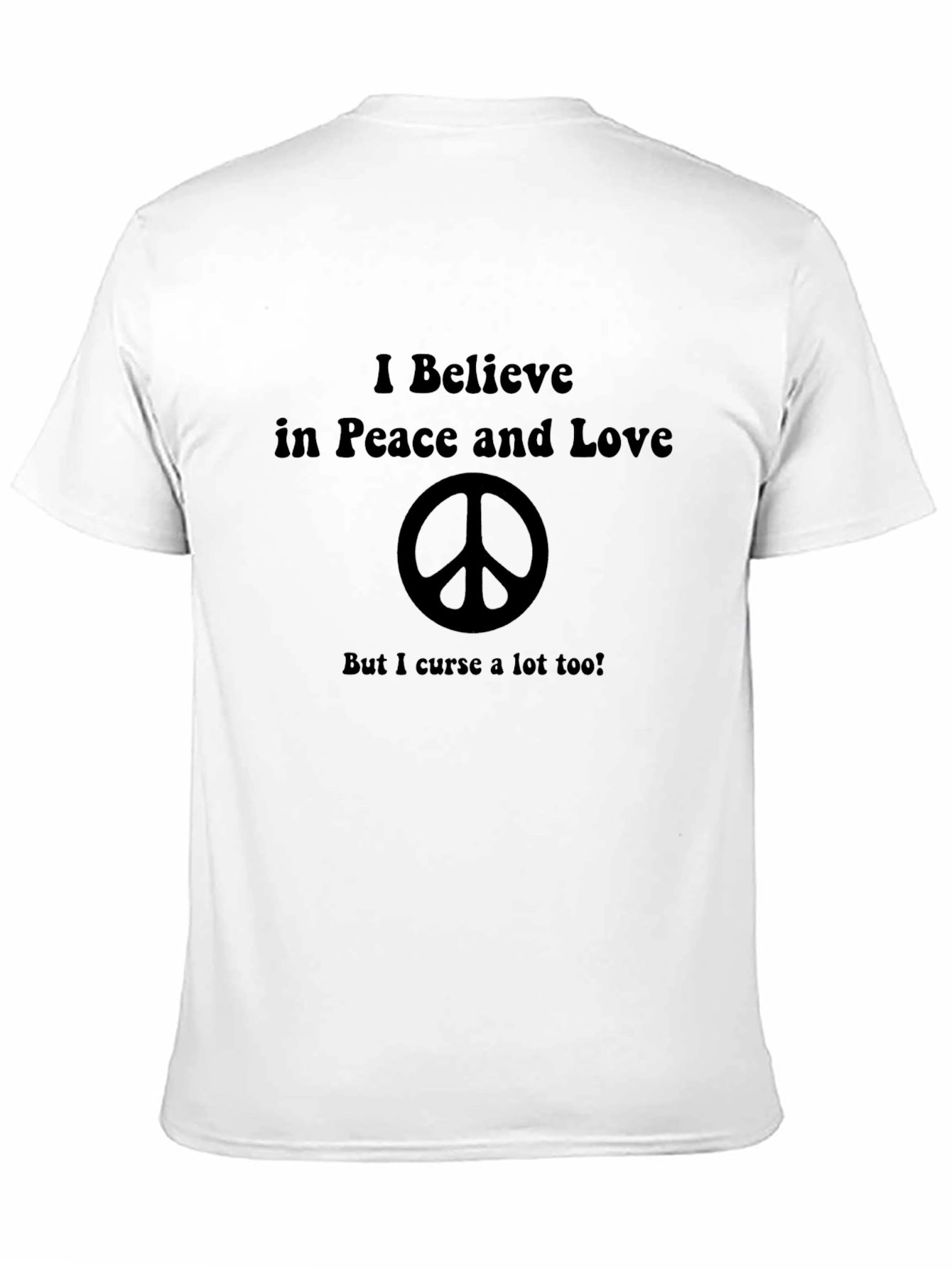 Black Peace and Love T-Shirt view 11