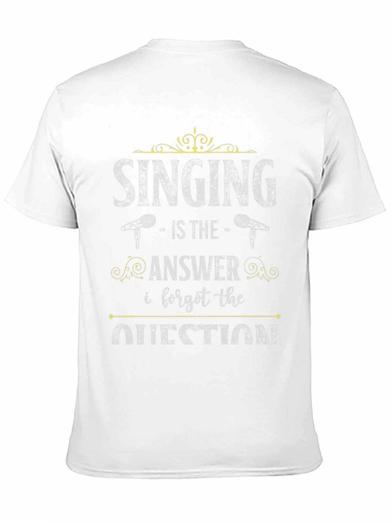 Black Singing is the Answer T-Shirt - Unisex view 11
