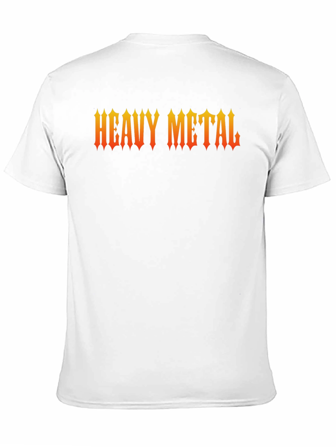 Black Heavy Metal Graphic Print Black T-Shirt view 11