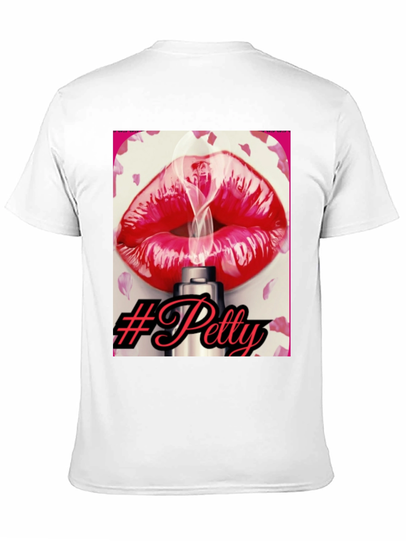 Black Petty Lips Graphic T-Shirt view 11