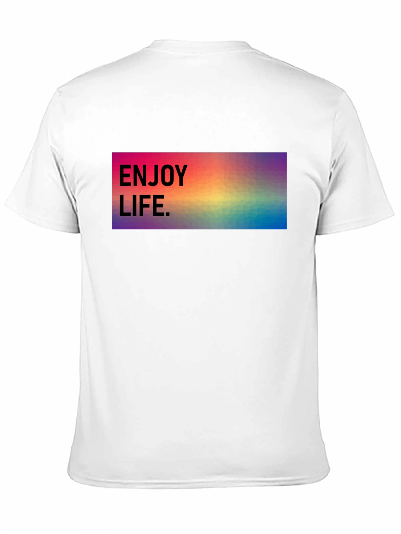 Black Enjoy Life Graphic Tee - Black view 11