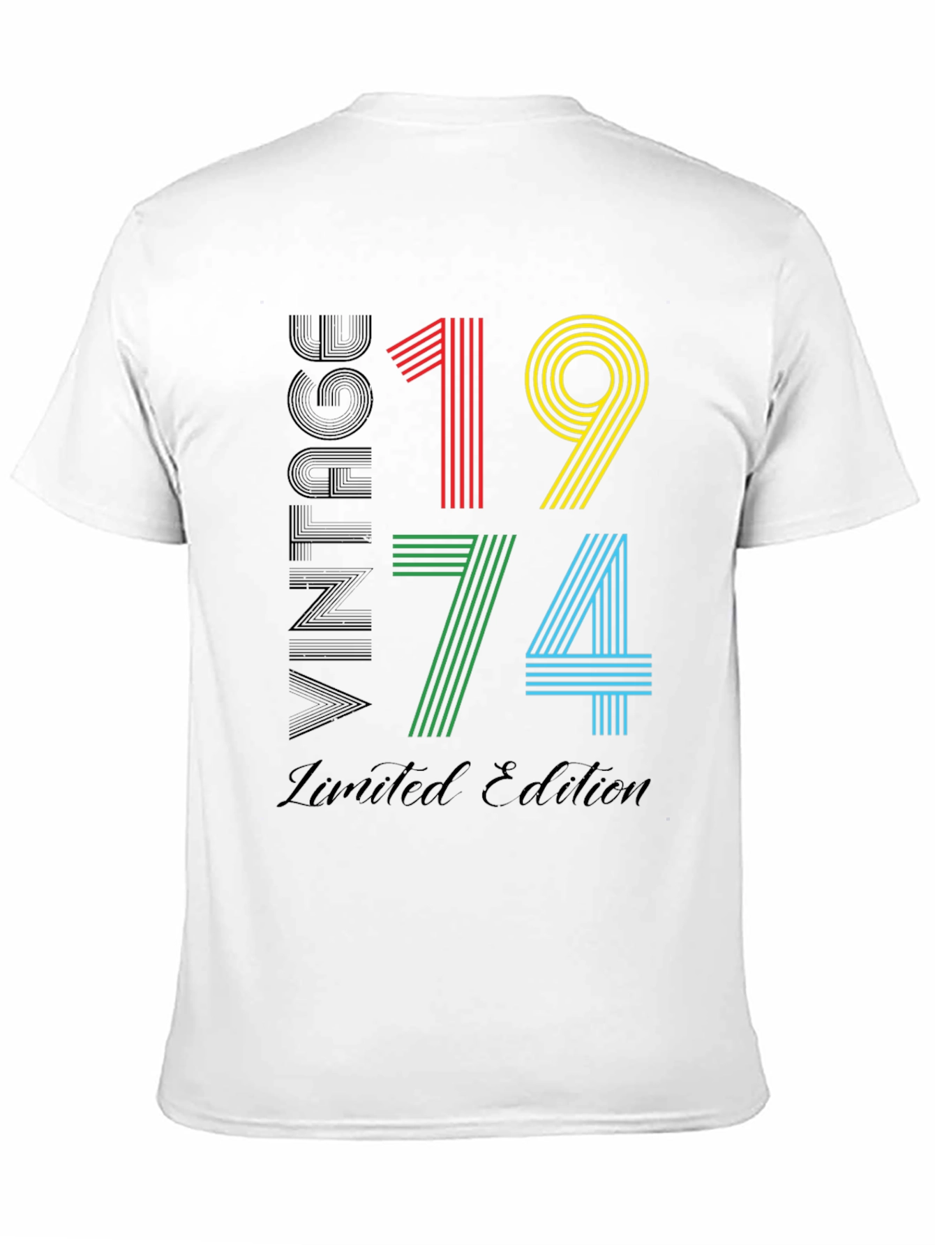 Black Vintage 1974 Limited Edition Graphic T-Shirt view 11