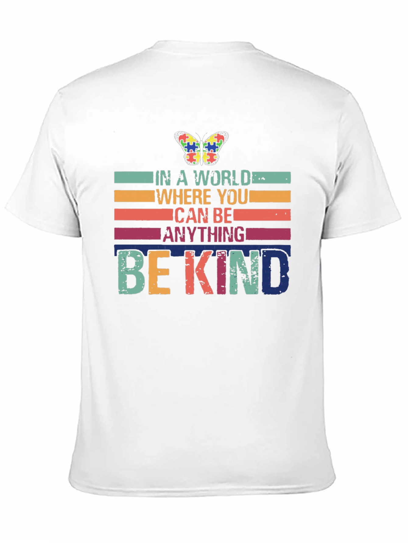 Black Be Kind Autism Awareness Graphic Tee view 11