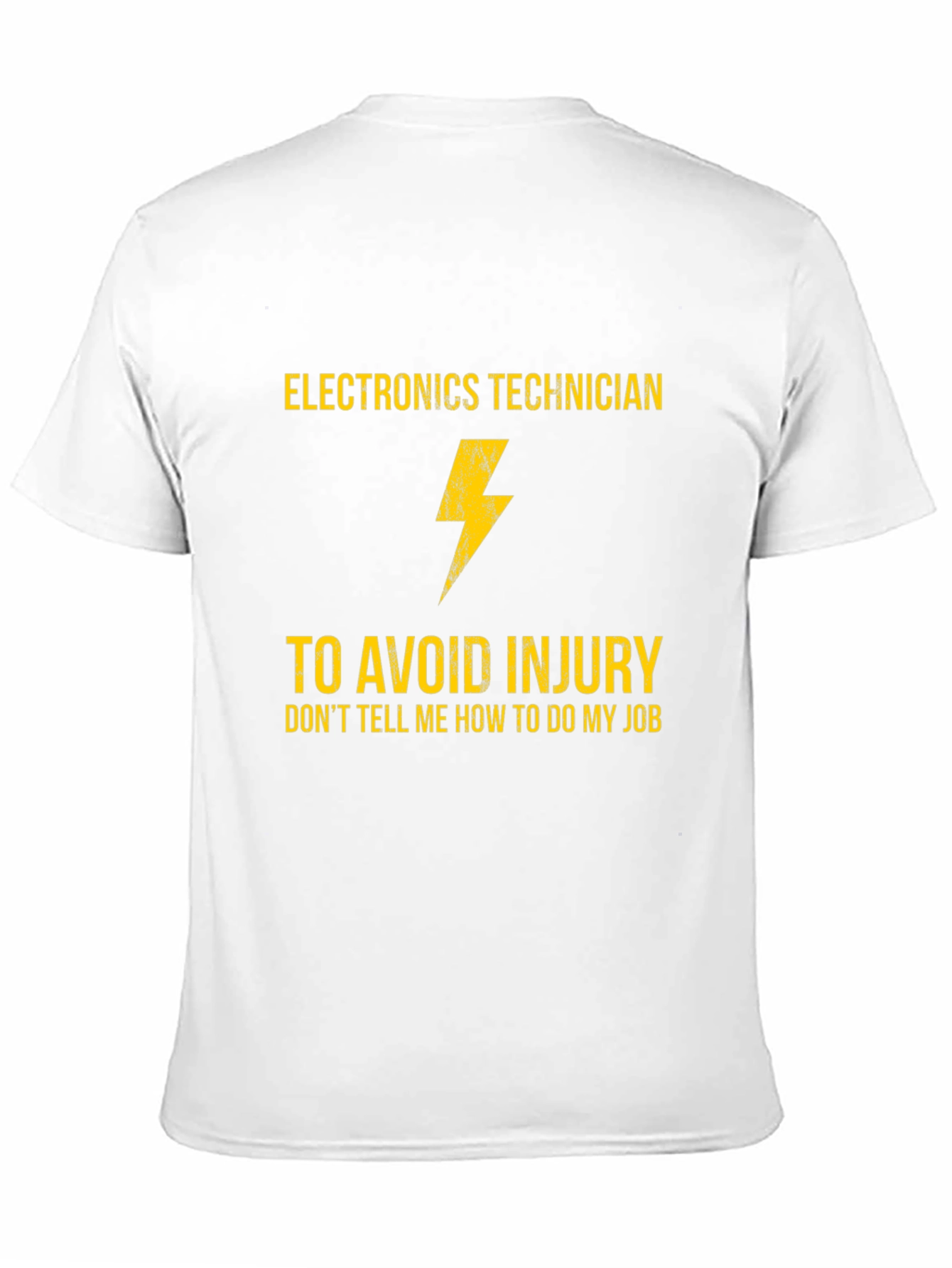 Black Electronics Technician T-Shirt - Funny Job Gift view 11