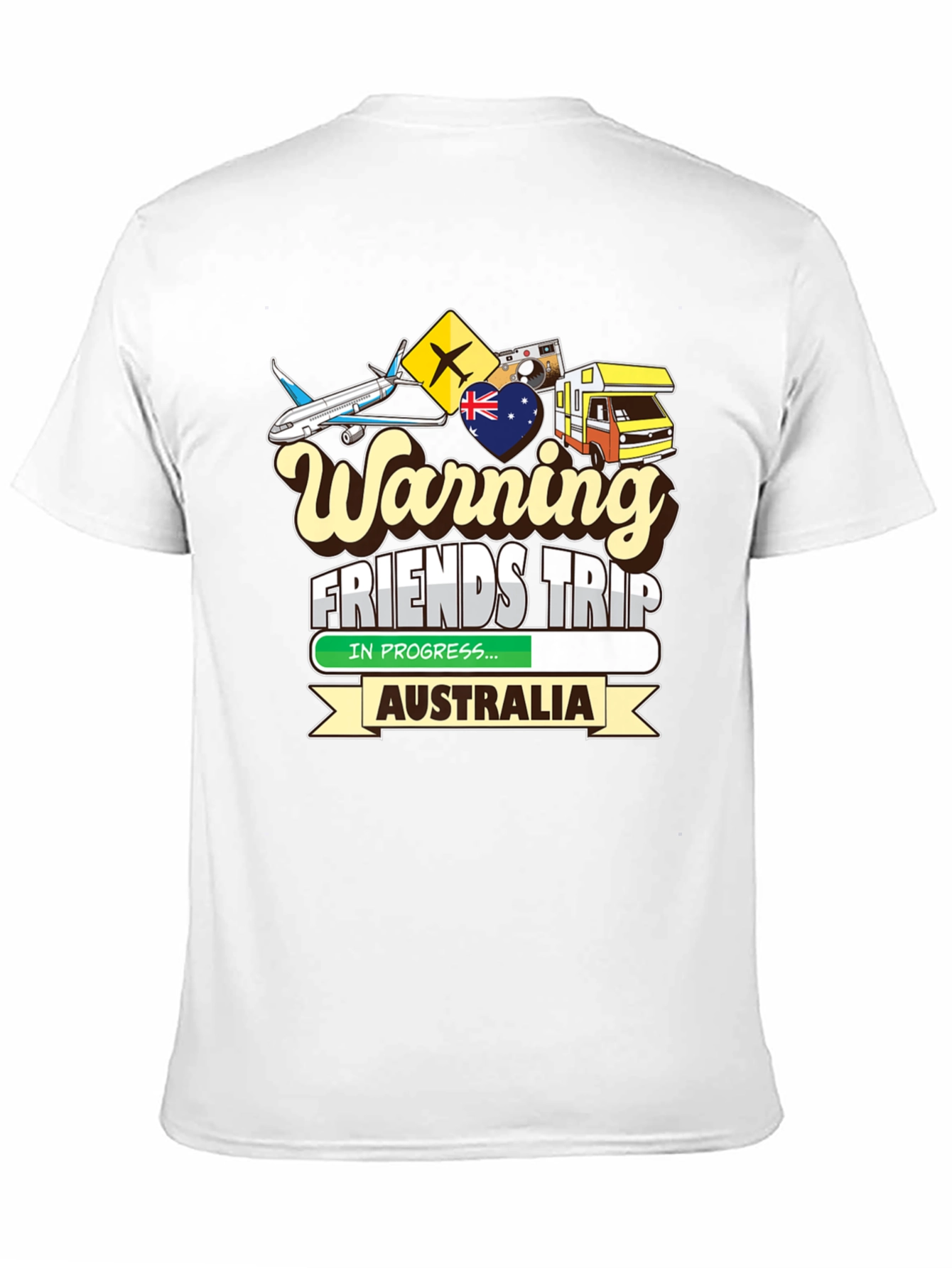 Warning Friends Trip Australia T-Shirt - 11