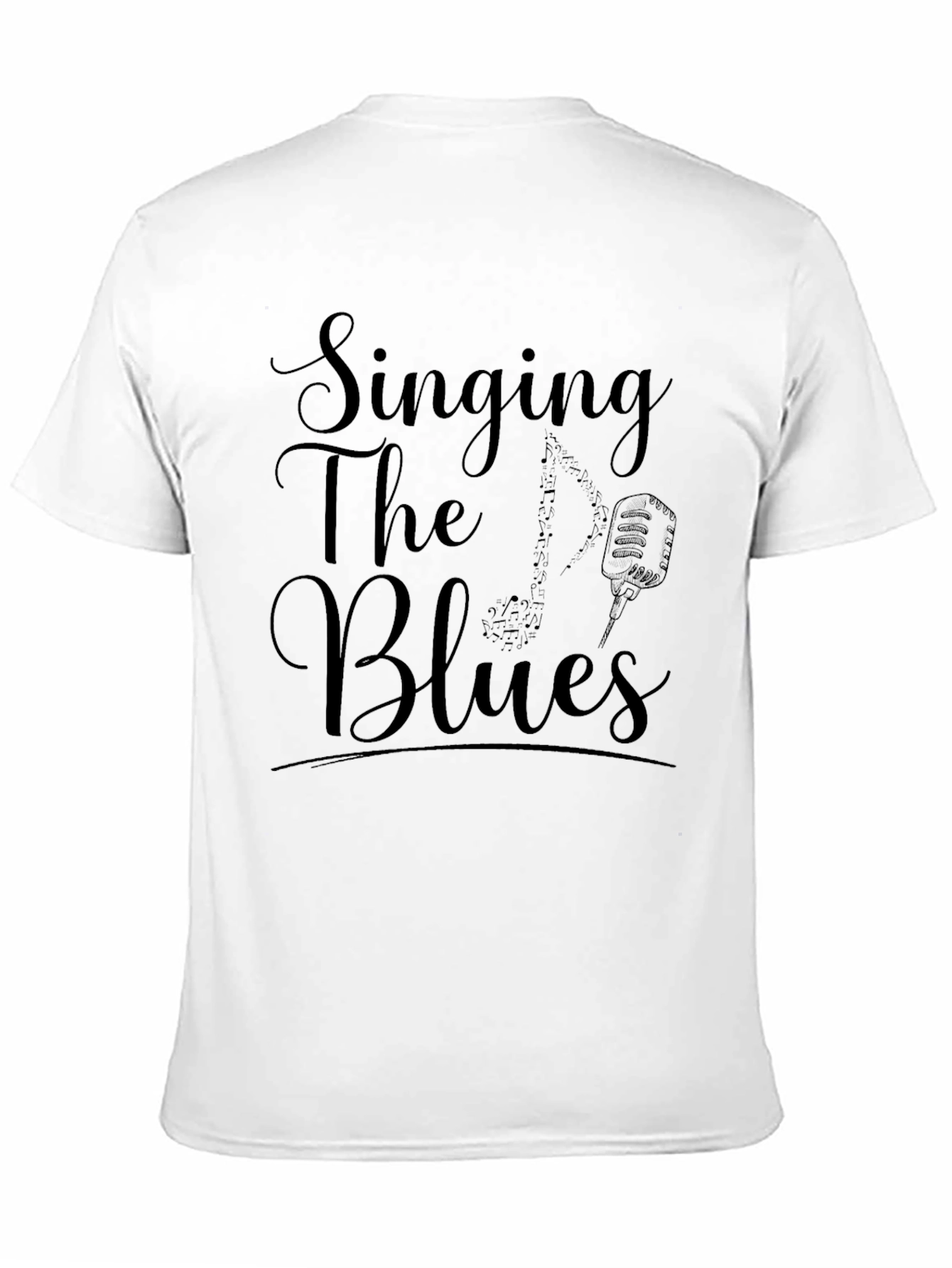 Black Singing The Blues Graphic Tee - Soft Cotton Blend view 11