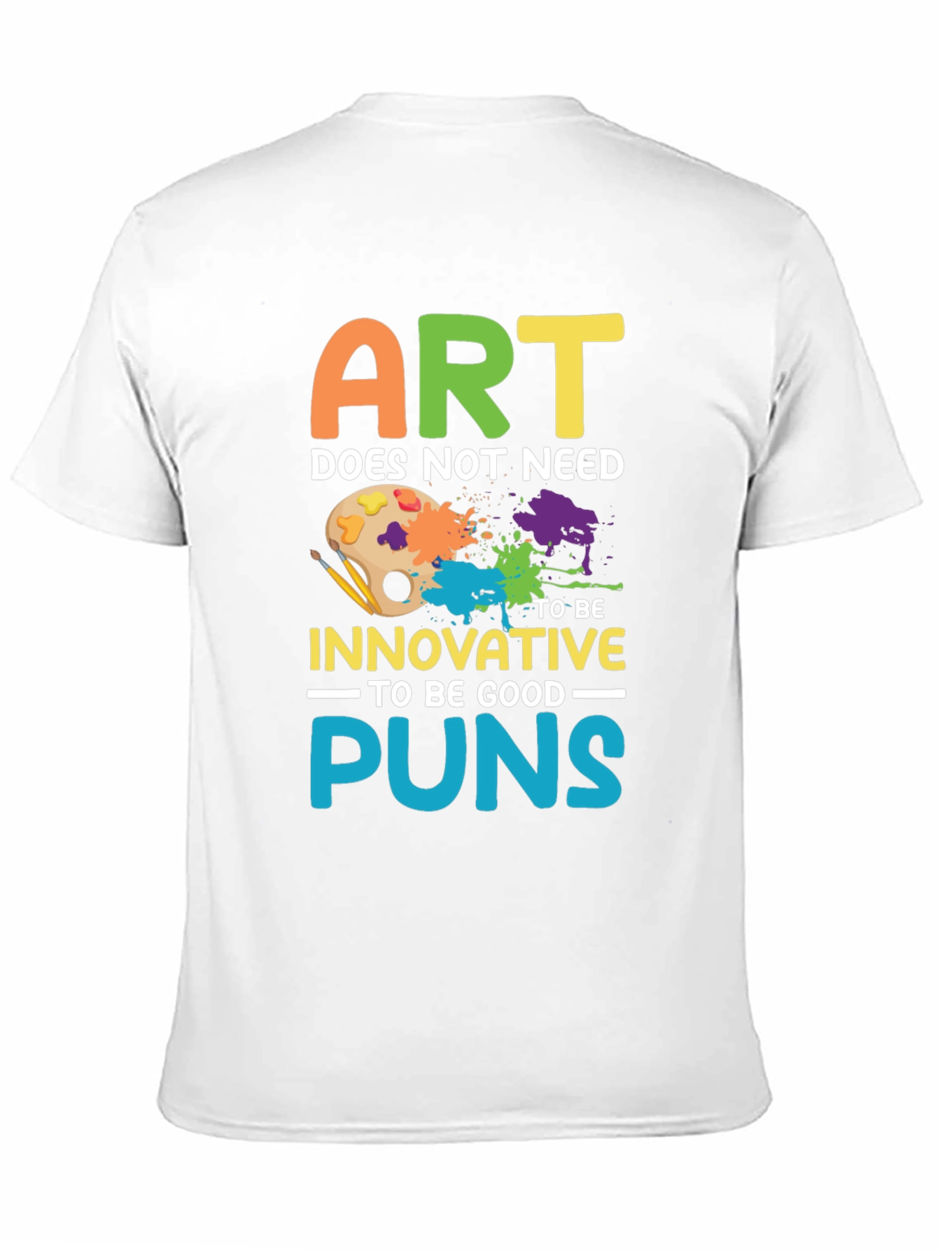Black Art Puns T-Shirt - Funny Artistic Humor Tee view 11