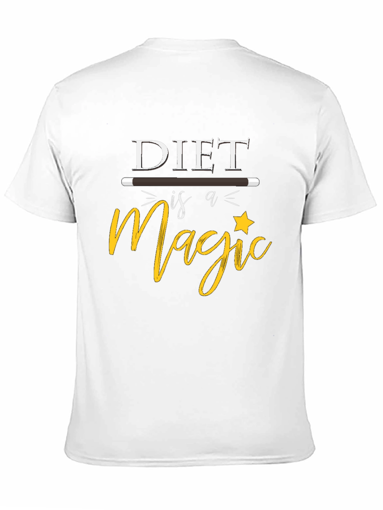 Black Diet is Magic T-Shirt view 11