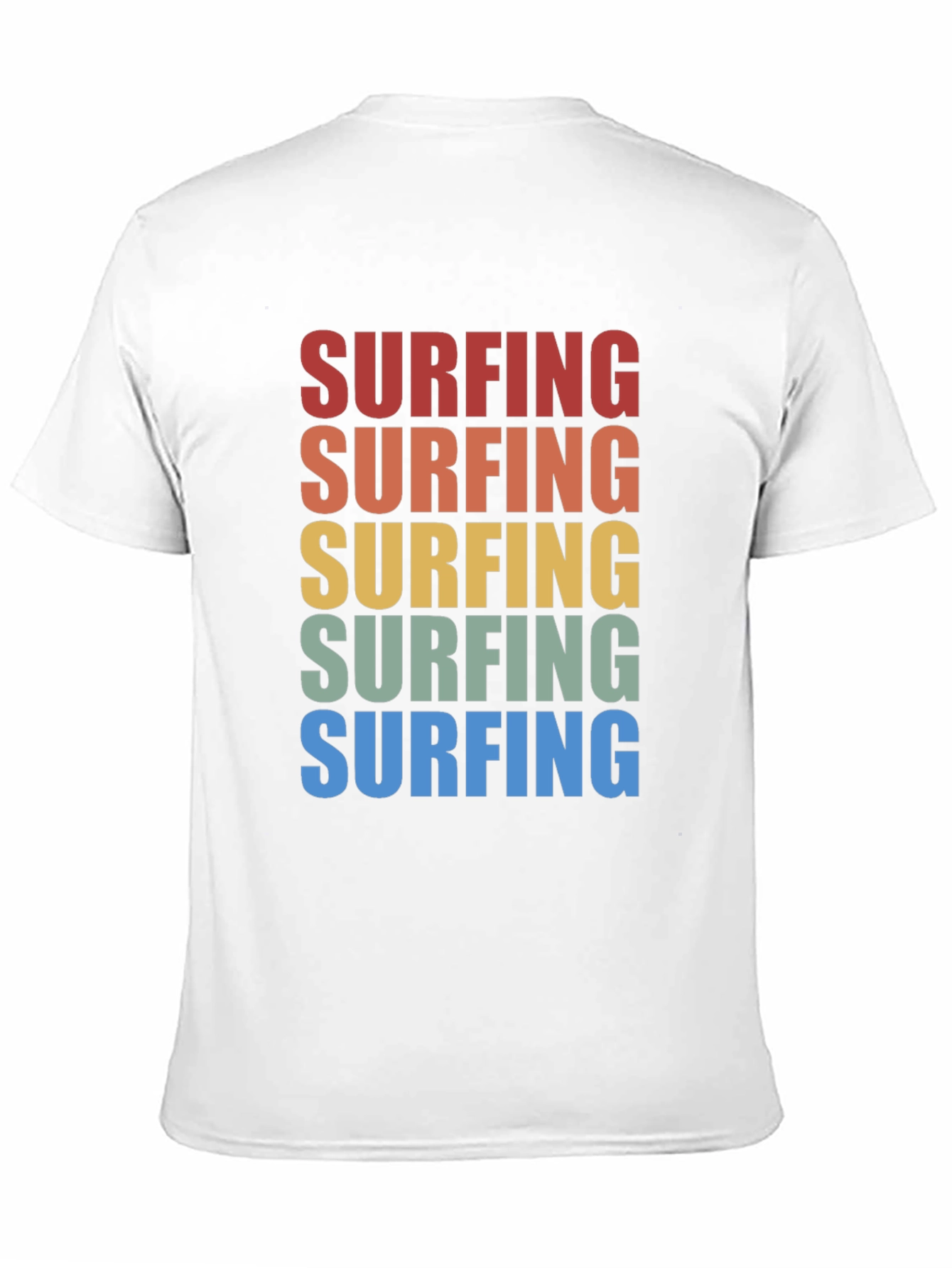 Black Retro Surfing T-Shirt - Vintage Style Surf Tee view 11