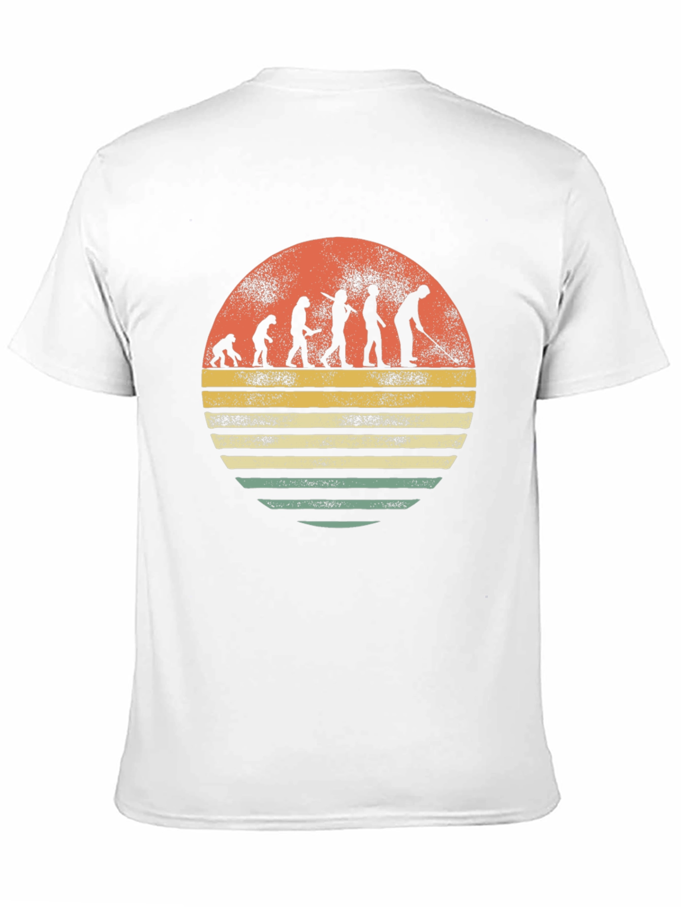 Black Evolution of Golf T-Shirt - Novelty Tee view 11