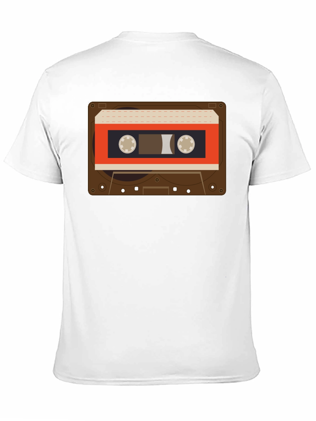Black Retro Cassette Tape Graphic T-Shirt - Vintage Style view 11