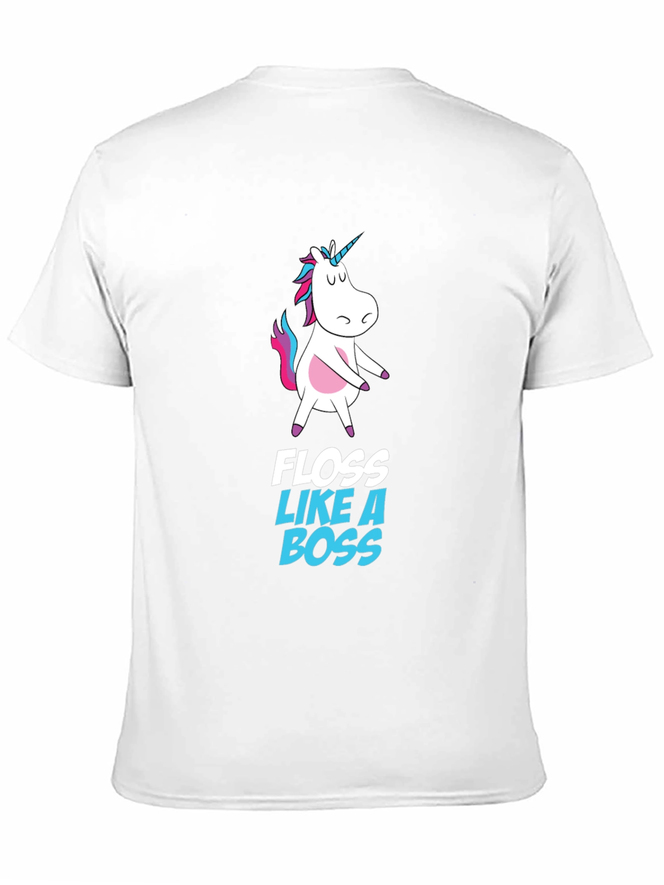 Black Unicorn Floss Like A Boss Black T-Shirt view 11