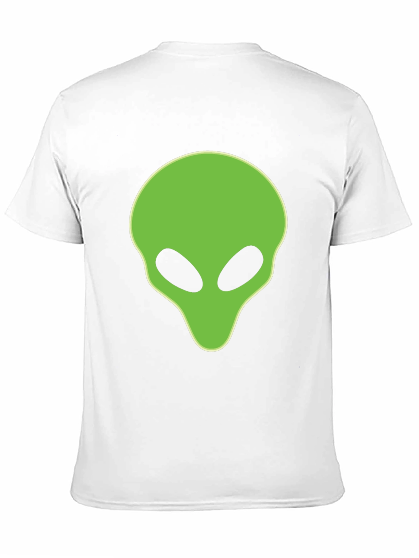 Alien Head Graphic Tee - Black Cotton T-Shirt - 11