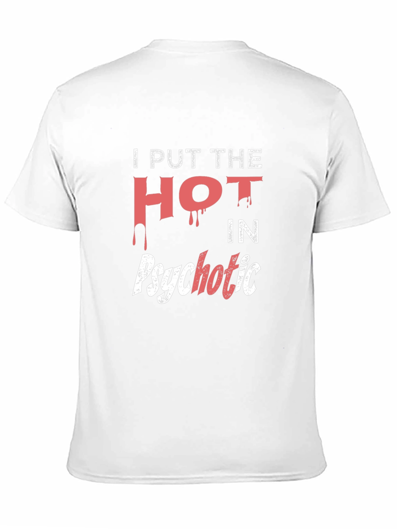 Black Hot Psychotic Black Graphic Tee view 11