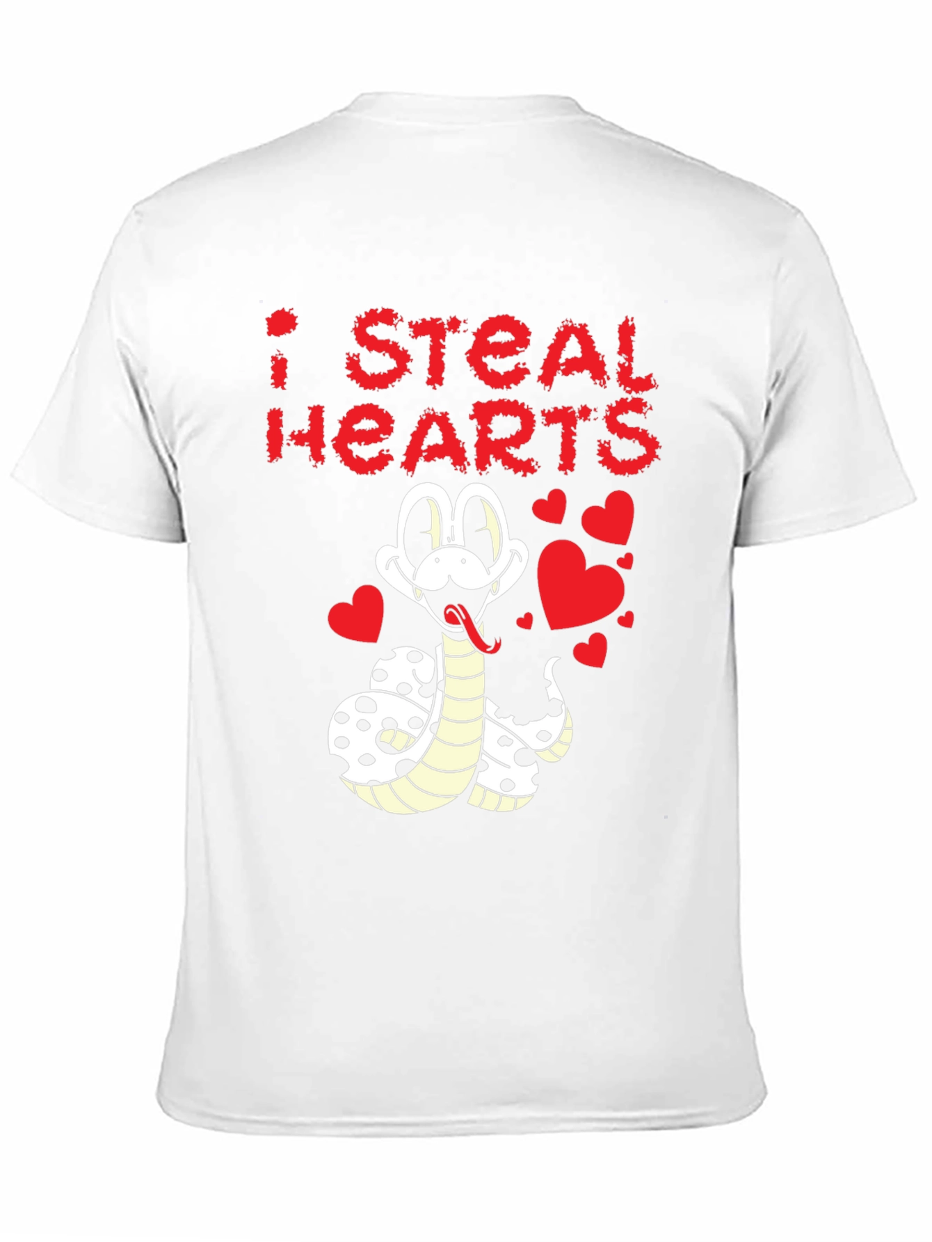 Black I Steal Hearts Snake Graphic Tee view 11