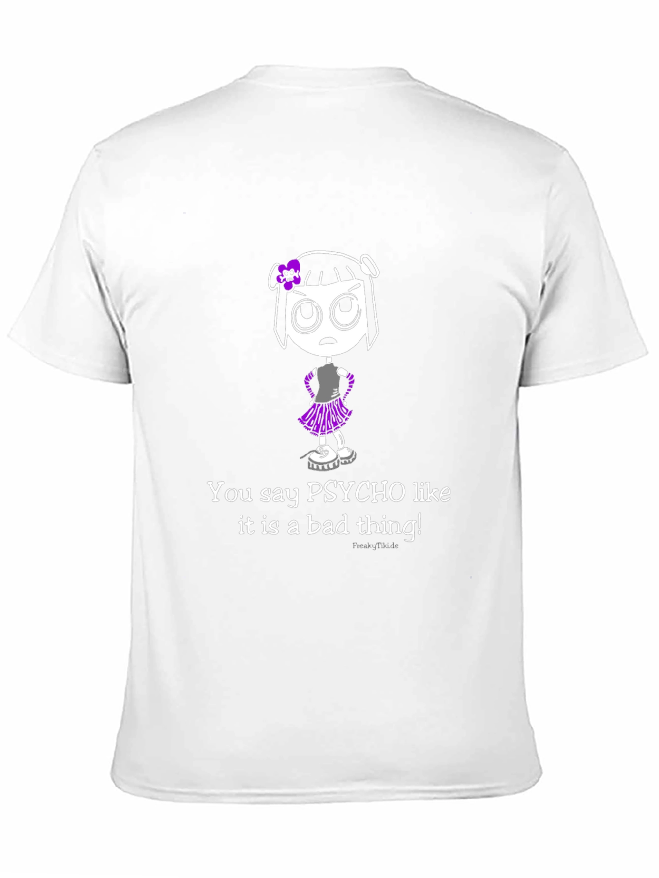 Black Psycho Like It Is A Bad Thing T-Shirt view 11