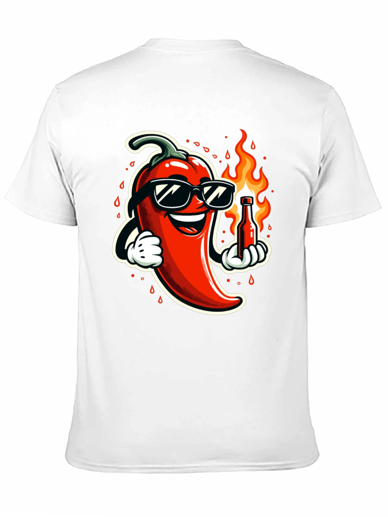 Spicy Chili Pepper Black T-Shirt - 11
