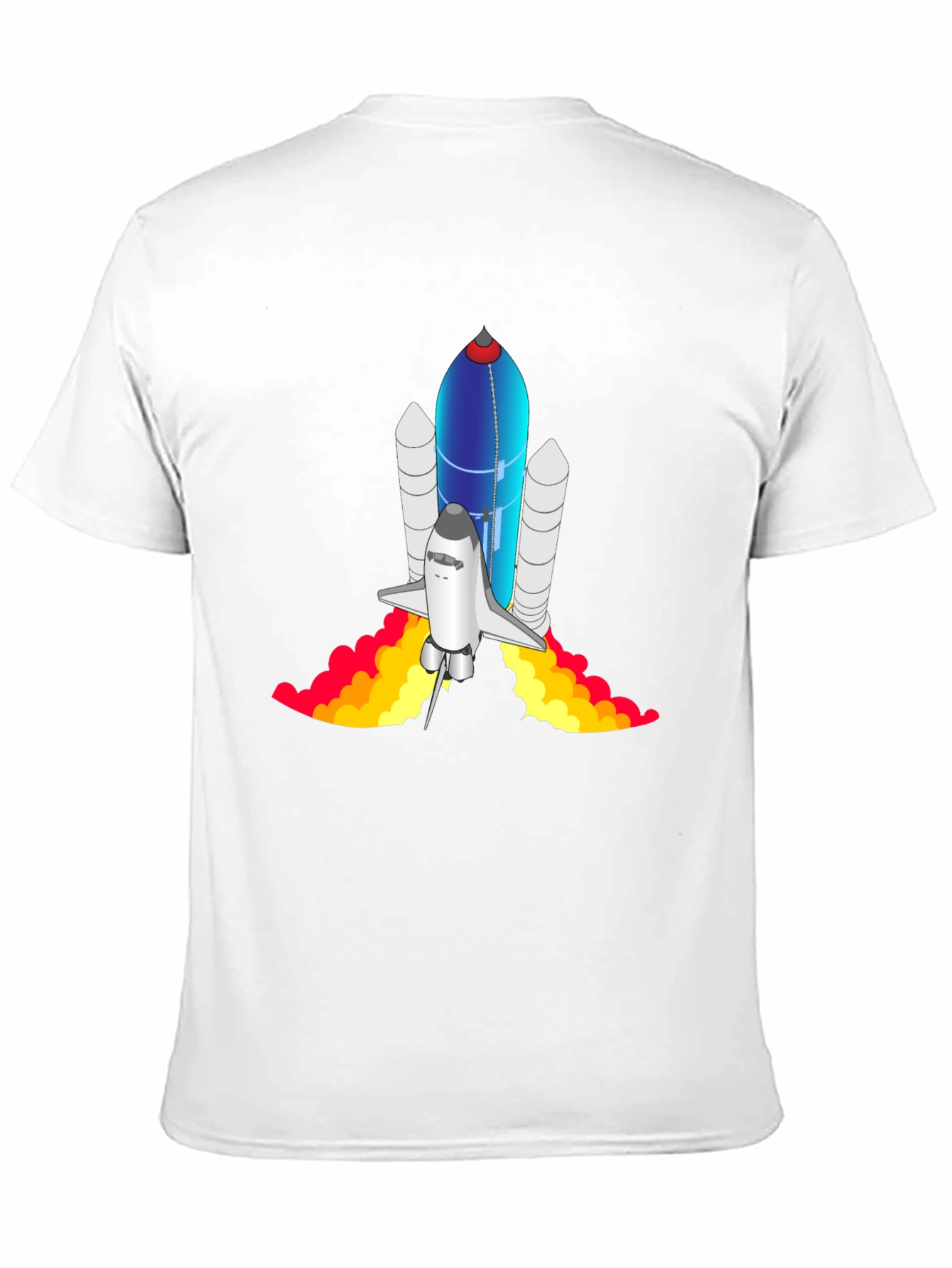 Black Space Shuttle Graphic Tee view 11