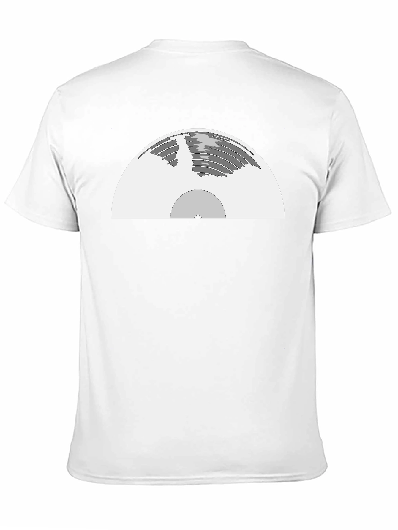Black Retro Vinyl Record Graphic Tee view 11