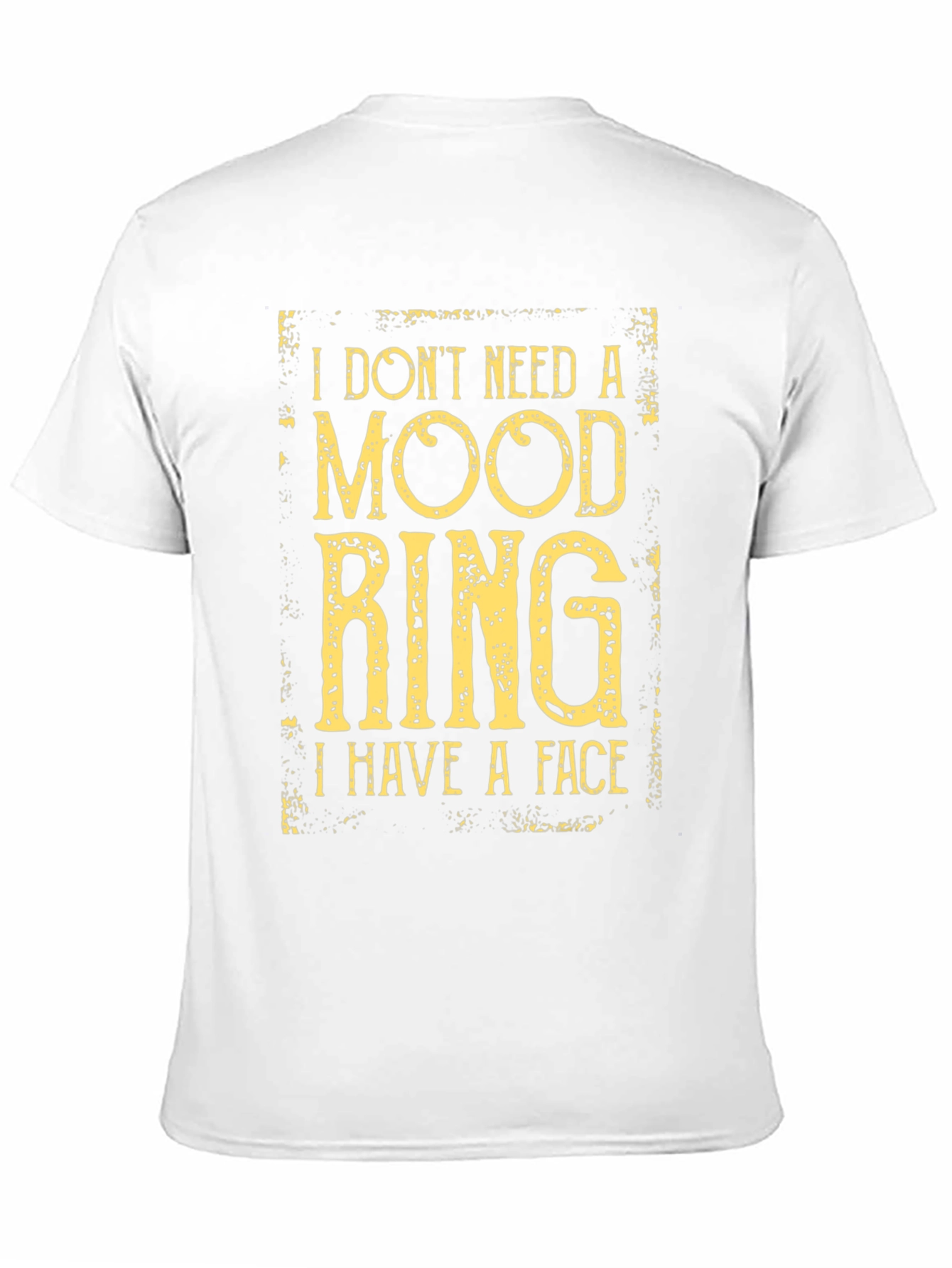 Black Mood Ring Graphic Tee - Black Humor T-Shirt view 11