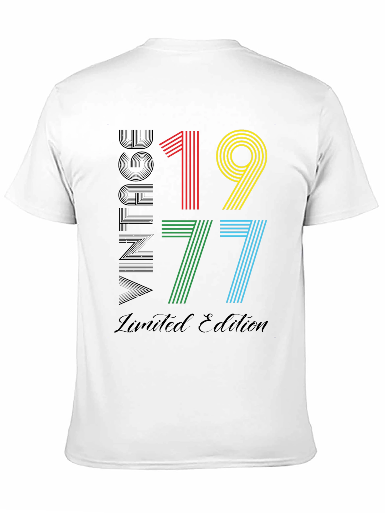 Black Vintage 1977 Limited Edition Black T-Shirt view 11