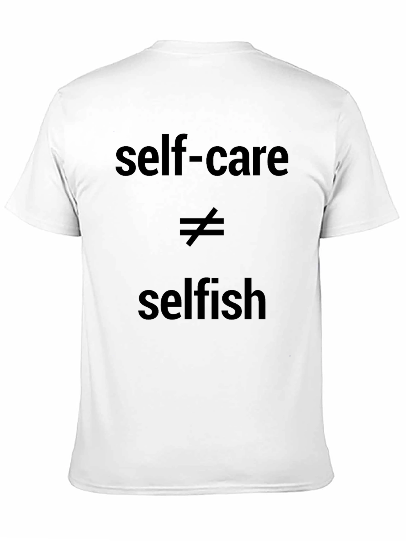 Black Self-Care Isn't Selfish Black Graphic Tee view 11